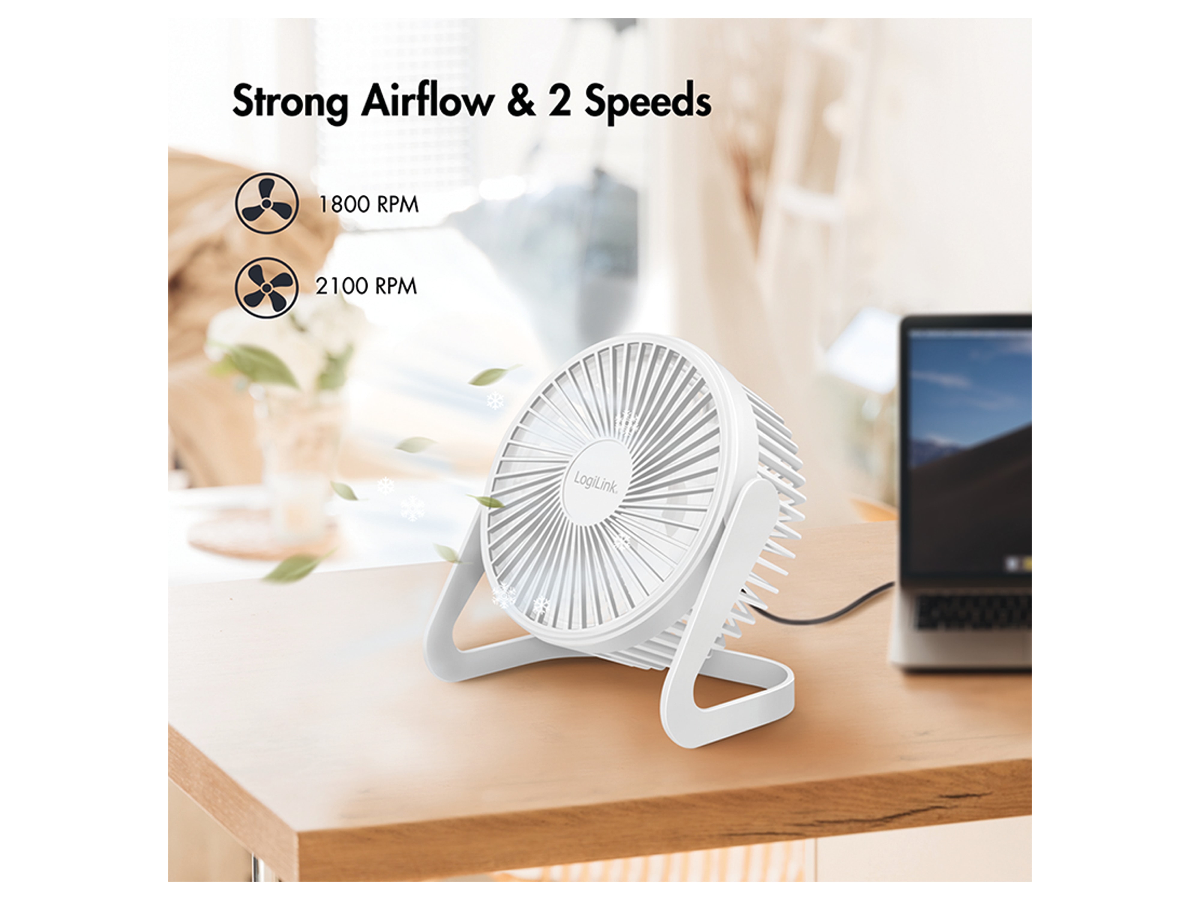 LOGILINK USB-Ventilator UA0403
