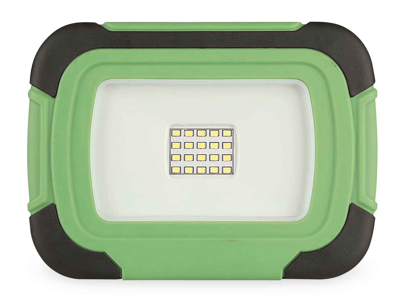 V-TAC LED-Fluter VT-11-R, 10 W, 700 lm, 6400 K, Akkubetrieb, grün/schwarz