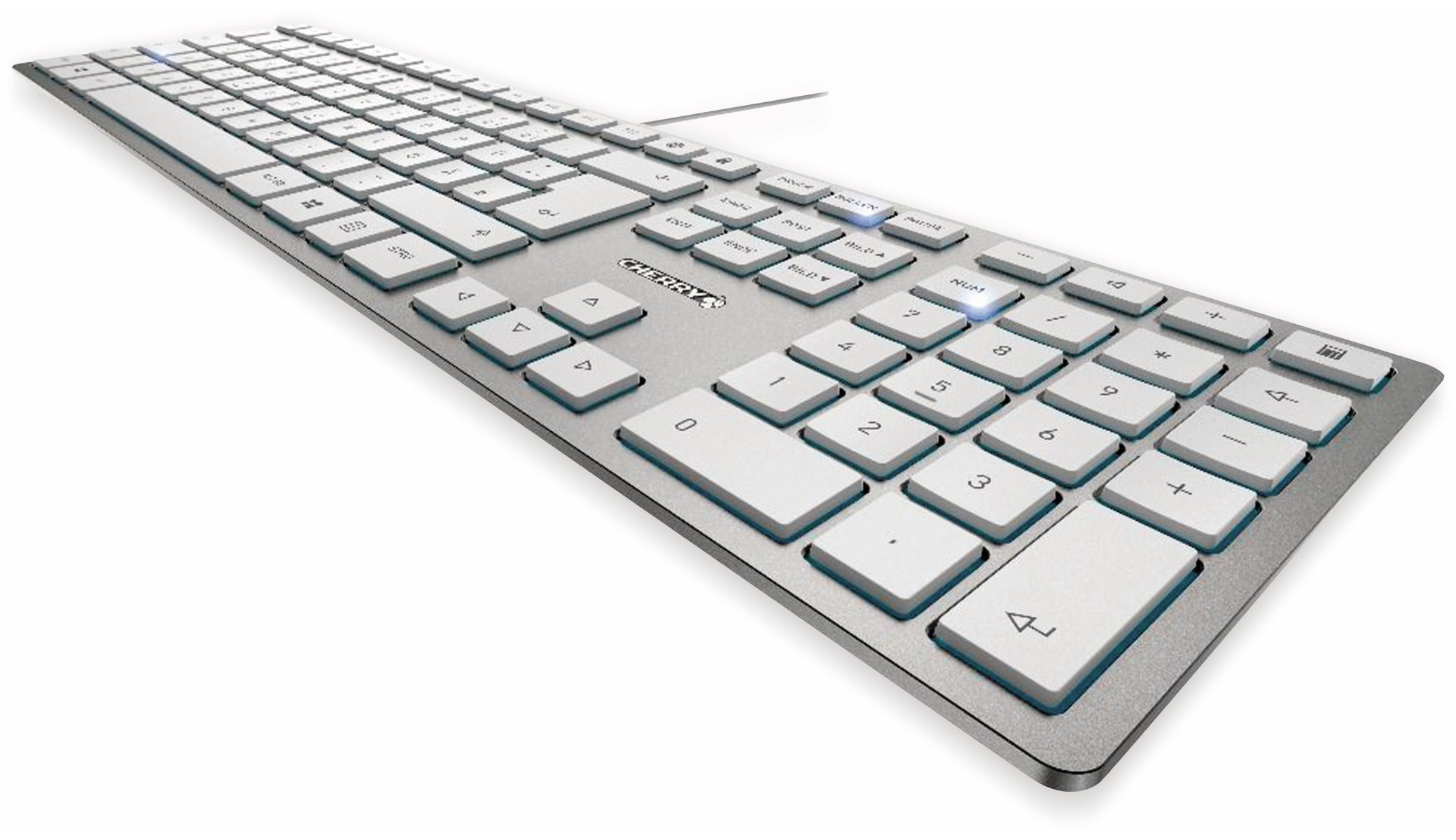 CHERRY Tastatur KC 6000 Slim, silber