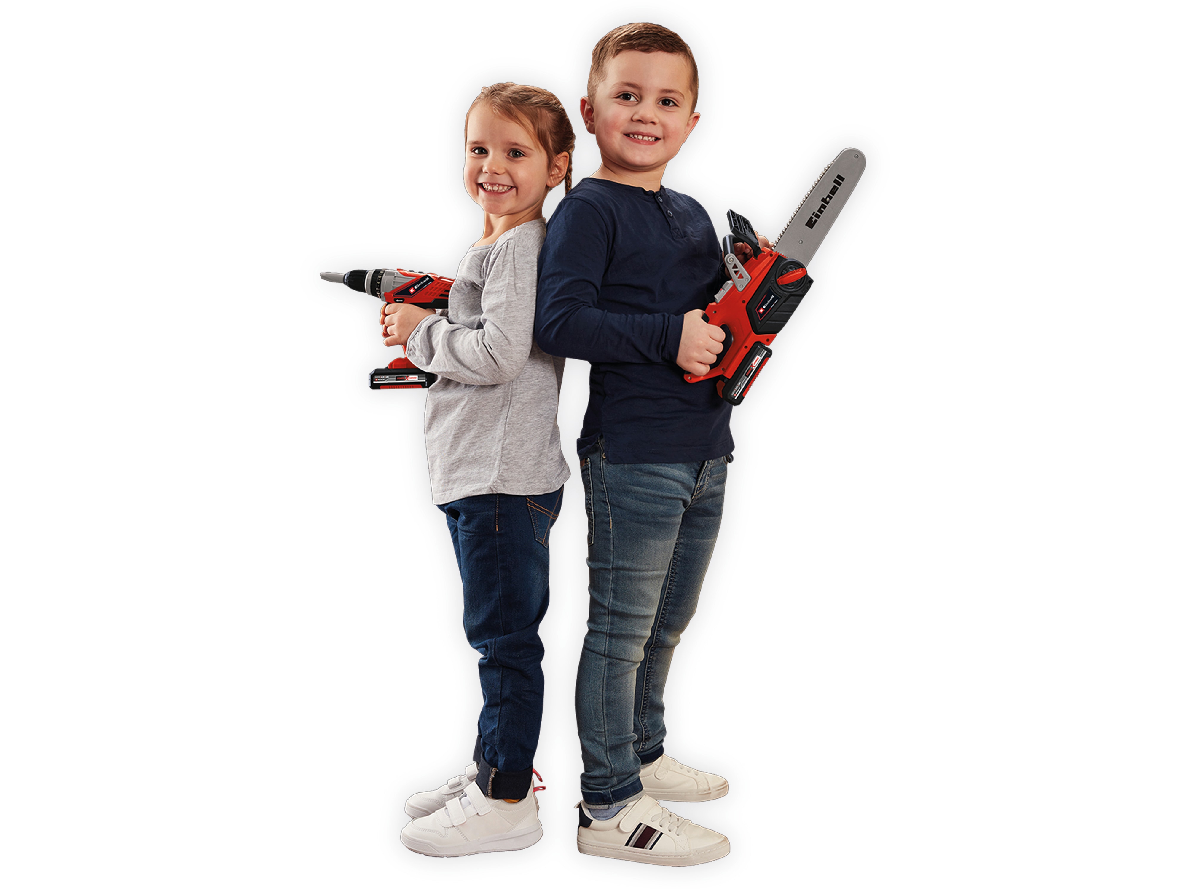 EINHELL KIDS Kettensäge LED-Anzeige, Sound, austauschbare Batterieeinheit