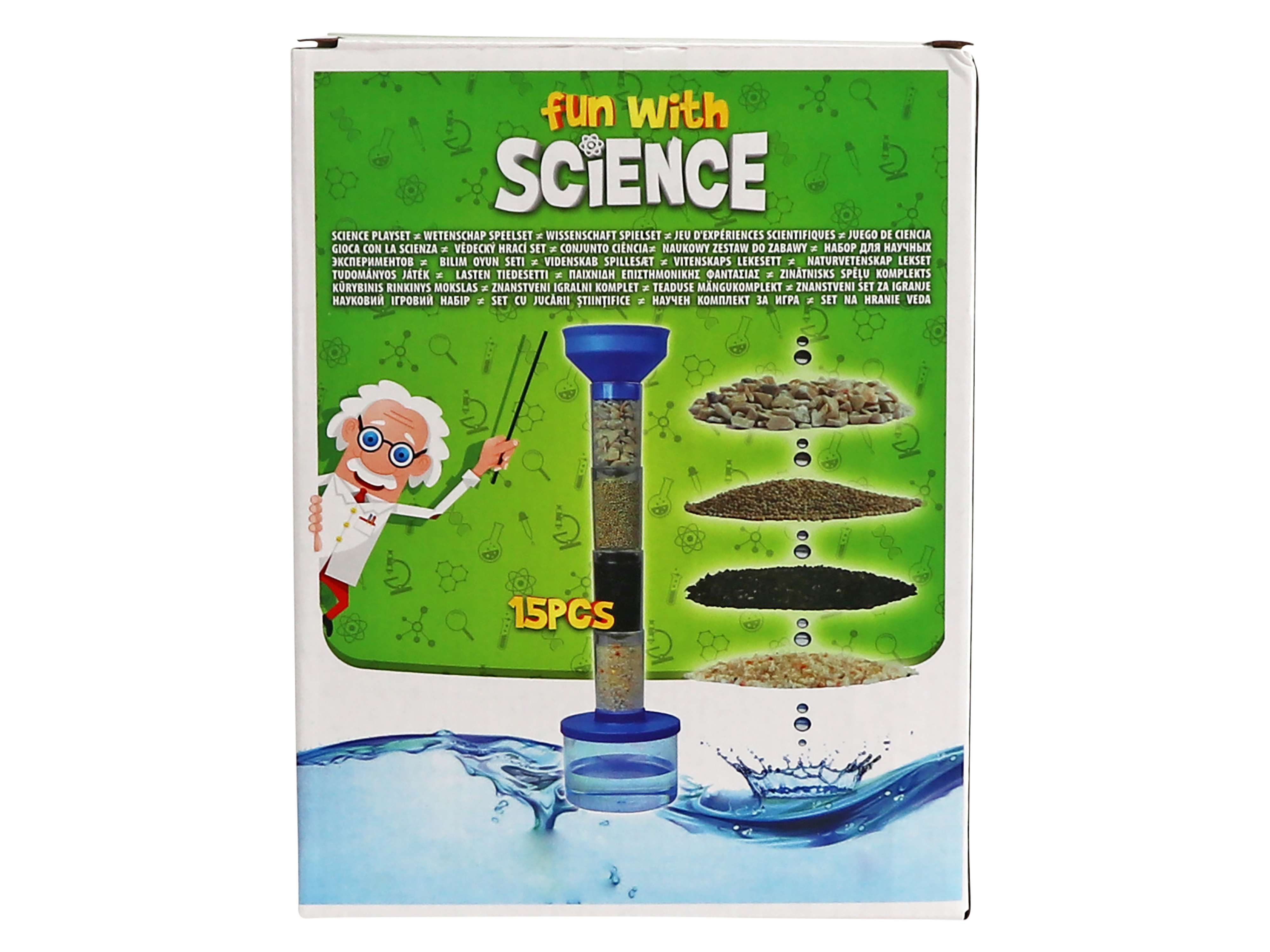 Spielset Wissenschaft, Wassertechnik, 15-teilig