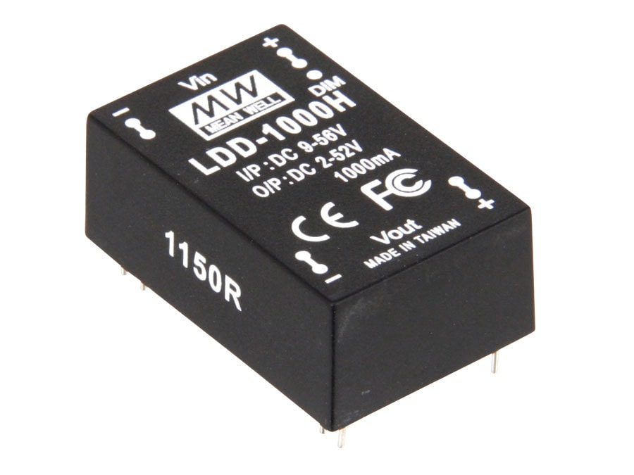 MEAN WELL LED-Konstantstromquelle LDD-1000H, 1 A