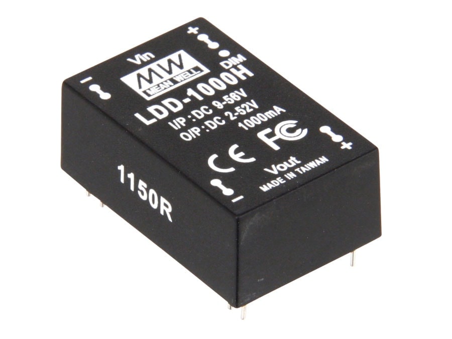 MEAN WELL LED-Konstantstromquelle LDD-1000H, 1 A MEAN WELL LED-Konstantstromquelle LDD-1000H, 1 A