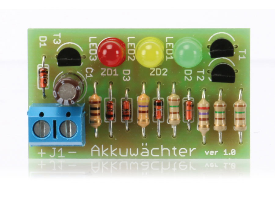 Bausatz 3-Kanal-Akkuwächter 12 V-, V1.0 Bausatz 3-Kanal-Akkuwächter 12 V-