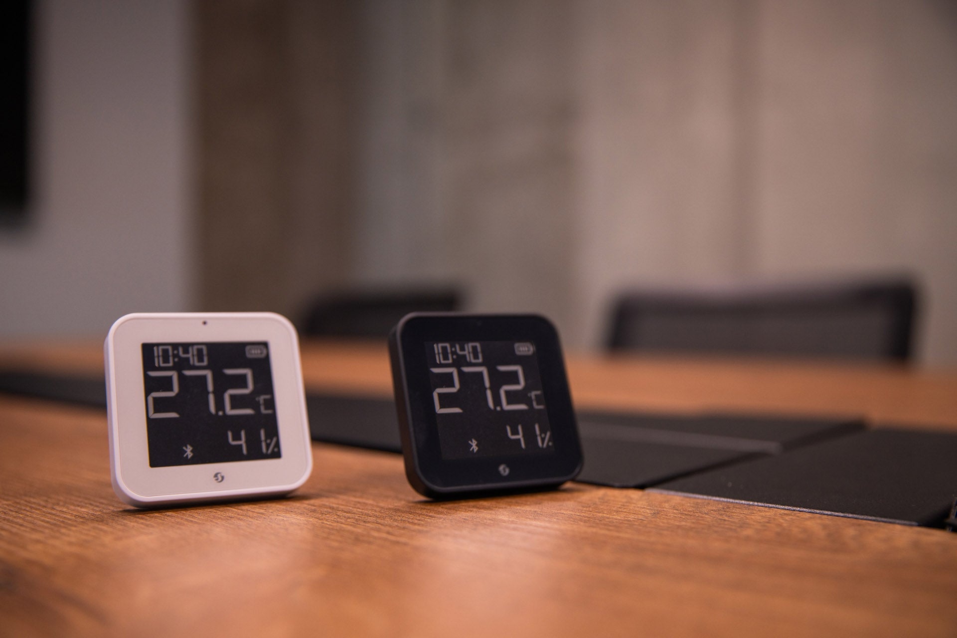 SHELLY Bluetooth Temperatur- & Feuchtigkeitssensor, Blu ZB H&T, schwarz