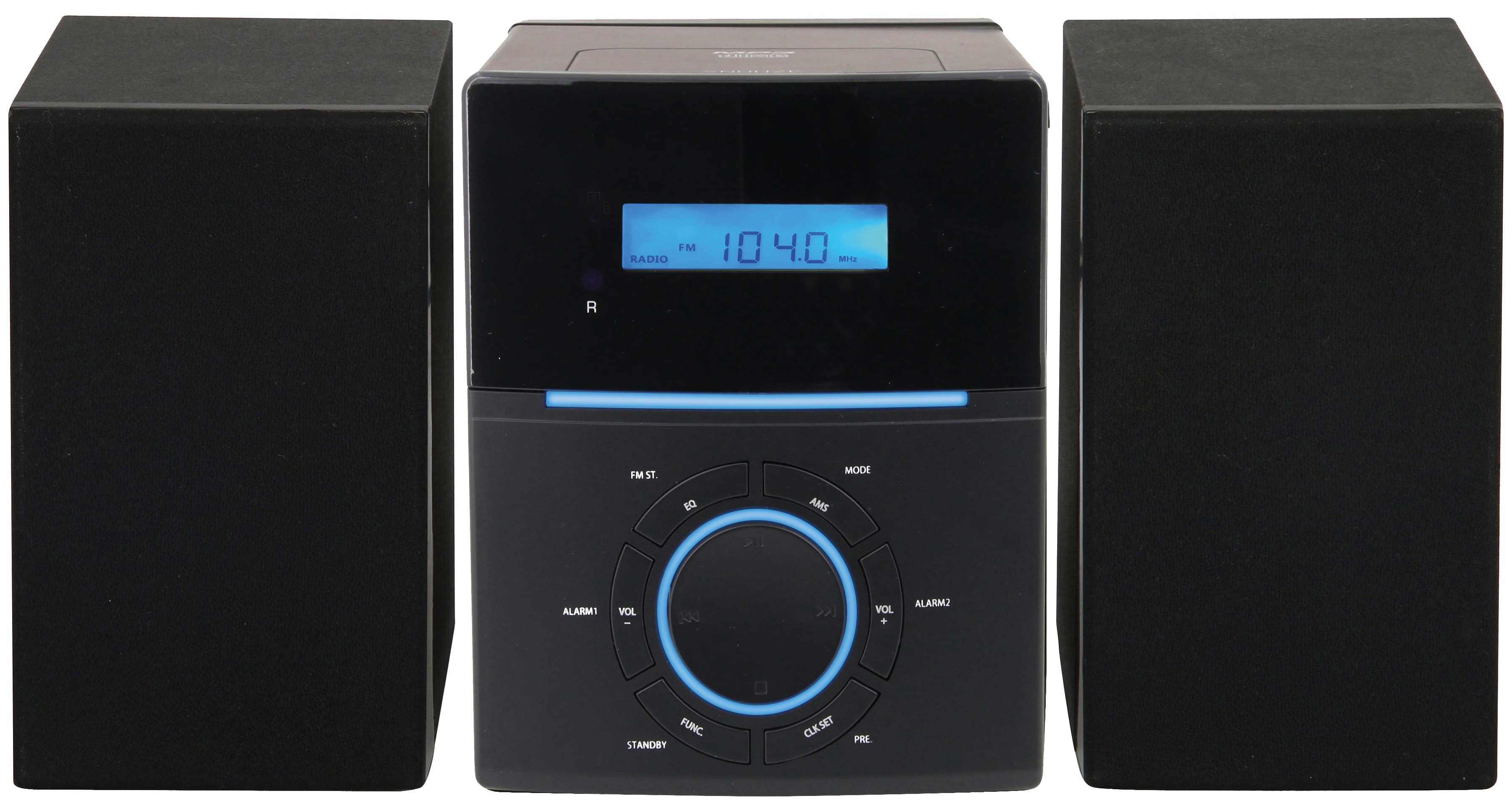 DENVER Mini-Stereoanlage MCA-240, CD-Player, UKW-Radio, schwarz DENVER Mini-Stereoanlage MCA-240, CD-Player, UKW-Radio, schwarz