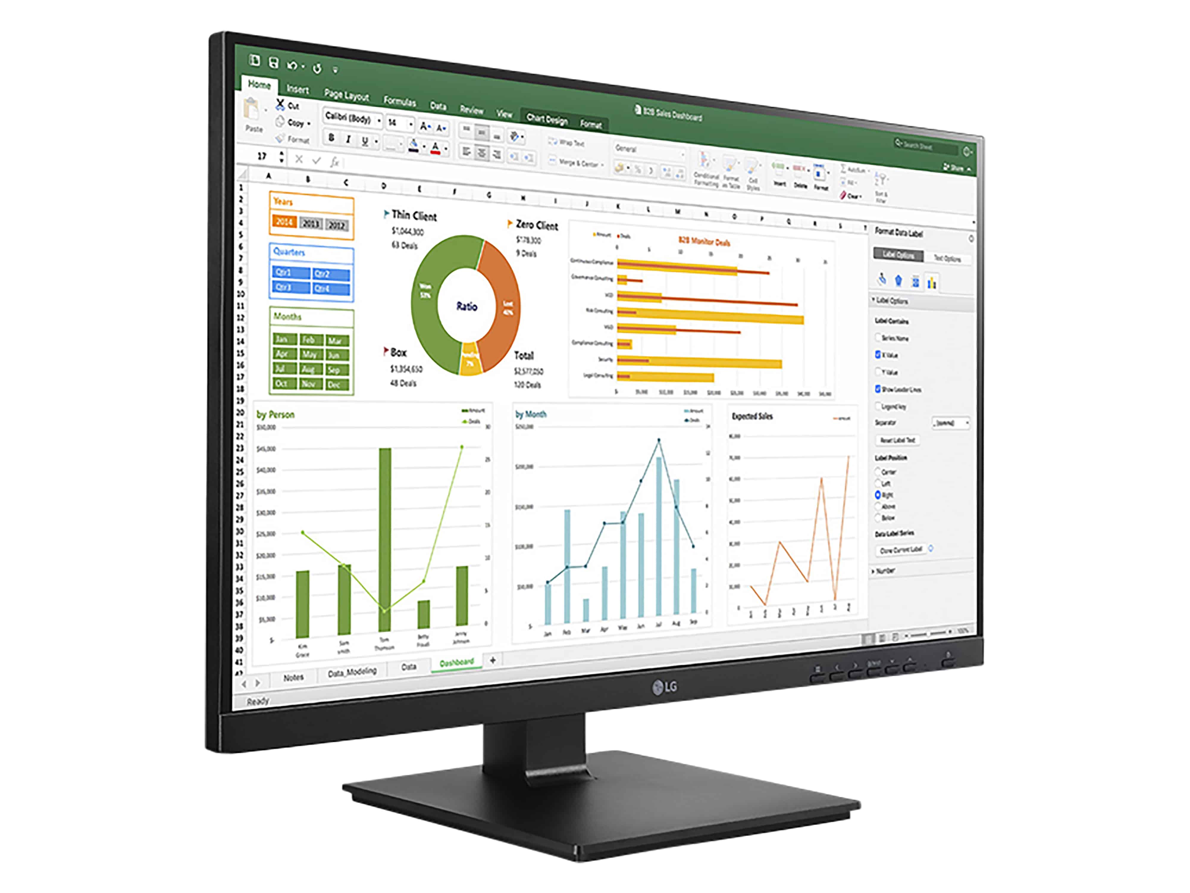 LG Monitor 27BN65Q-B, 68,58 cm (27"), QHD, refurbished