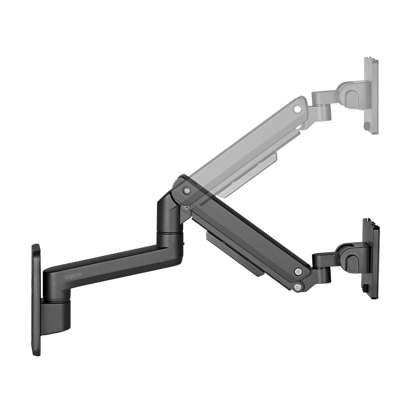LOGILINK Monitorhalterung BP0169 17-49, Gasdruckfeder, Flat & Curved, Aluminium LOGILINK Monitorhalterung BP0169, 43,2 - 124,5 cm (17" - 49"), Gasdruckfeder, Aluminium