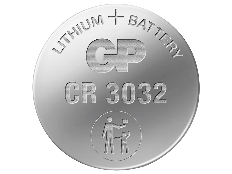 GP Lithium-Knopfzelle CR3032, 3V
