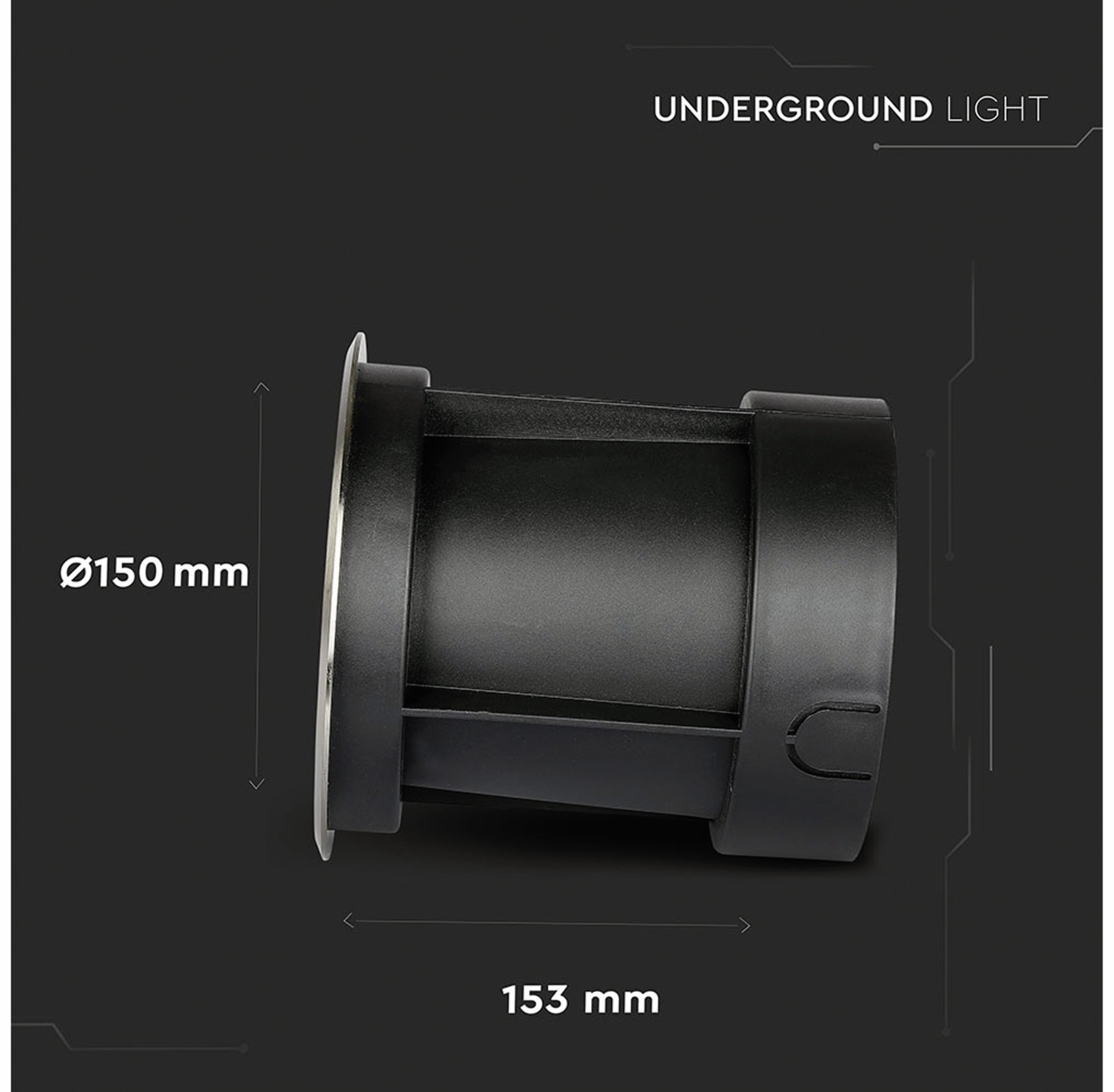 V-TAC LED Bodeneinbauleuchte VT-7681, EEK: G, 12W, 750lm, 4000k, IP67 V-TAC LED Bodeneinbauleuchte VT-7681, EEK: G, 12W, 750lm, 4000k, IP67