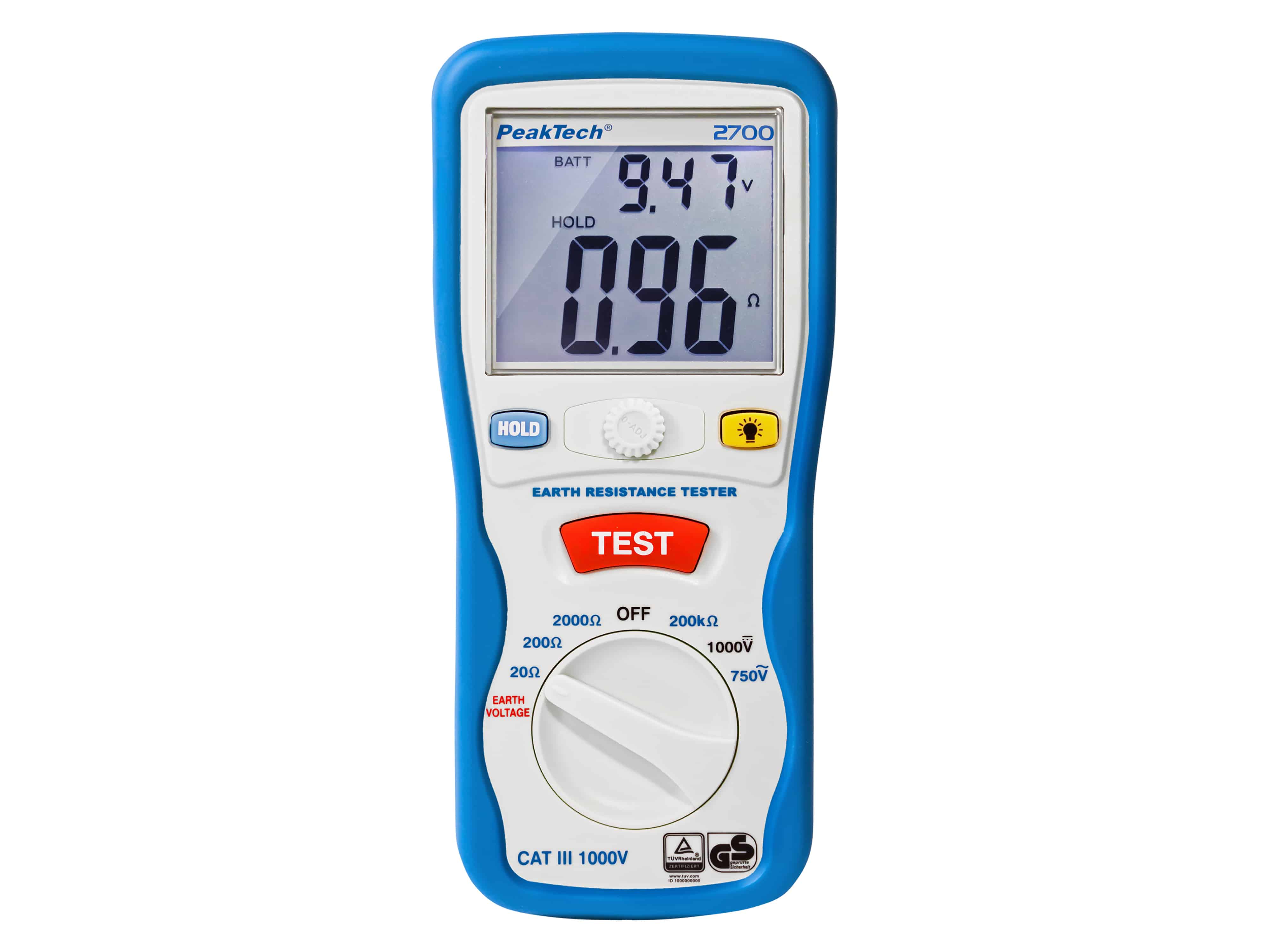 PEAKTECH Erdungs-Messgerät, P2700 PEAKTECH Erdungs-Messgerät, P2700