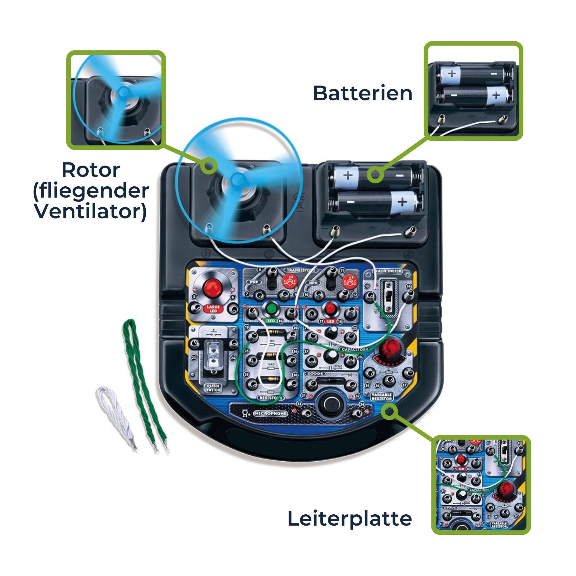 VELLEMAN Elektronik-Projektbaukasten KNS110 für Kinder ab 8 Jahren