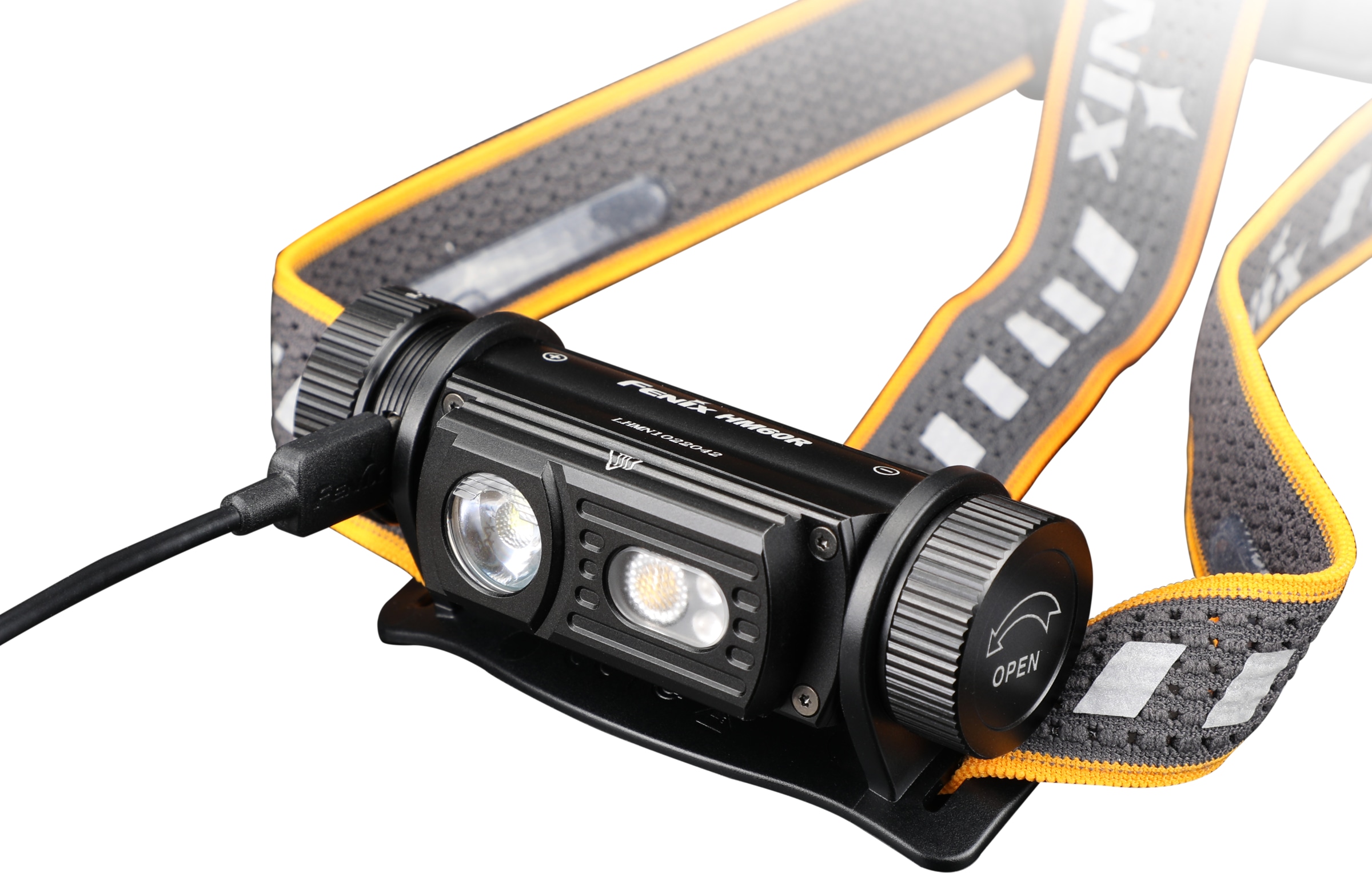 FENIX LED-Stirnlampe HM60R, Akkubetrieb schwarz