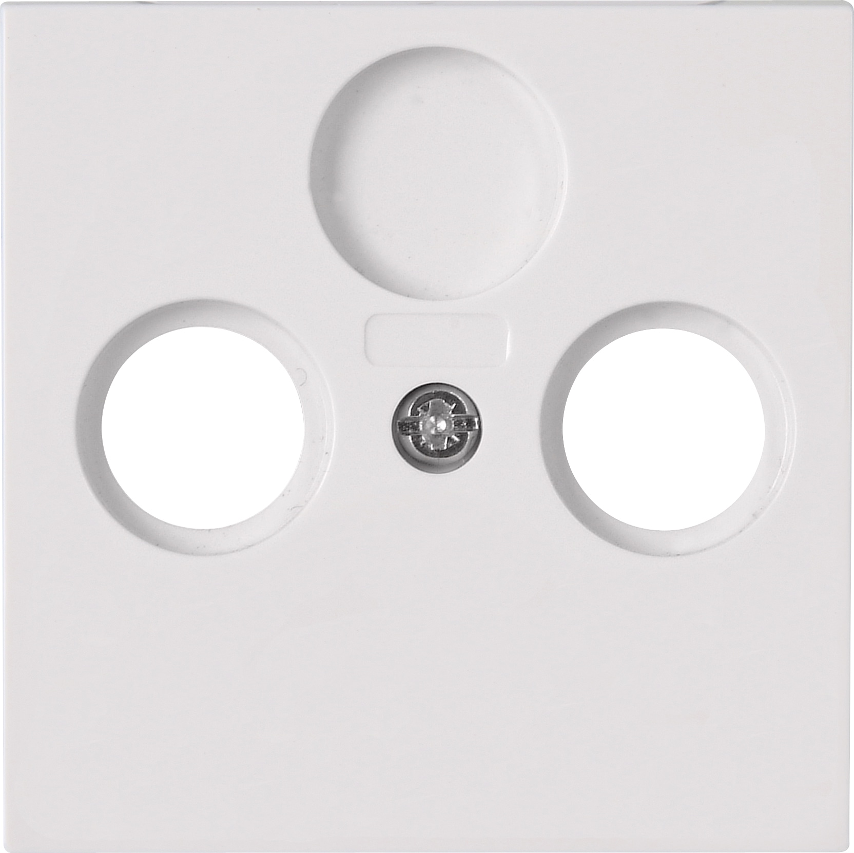 KOPP Antennensteckdosen Abdeckung, Athenis, reinweiß, 2-fach KOPP Antennensteckdosen Abdeckung, Athenis, reinweiß, 2-fach