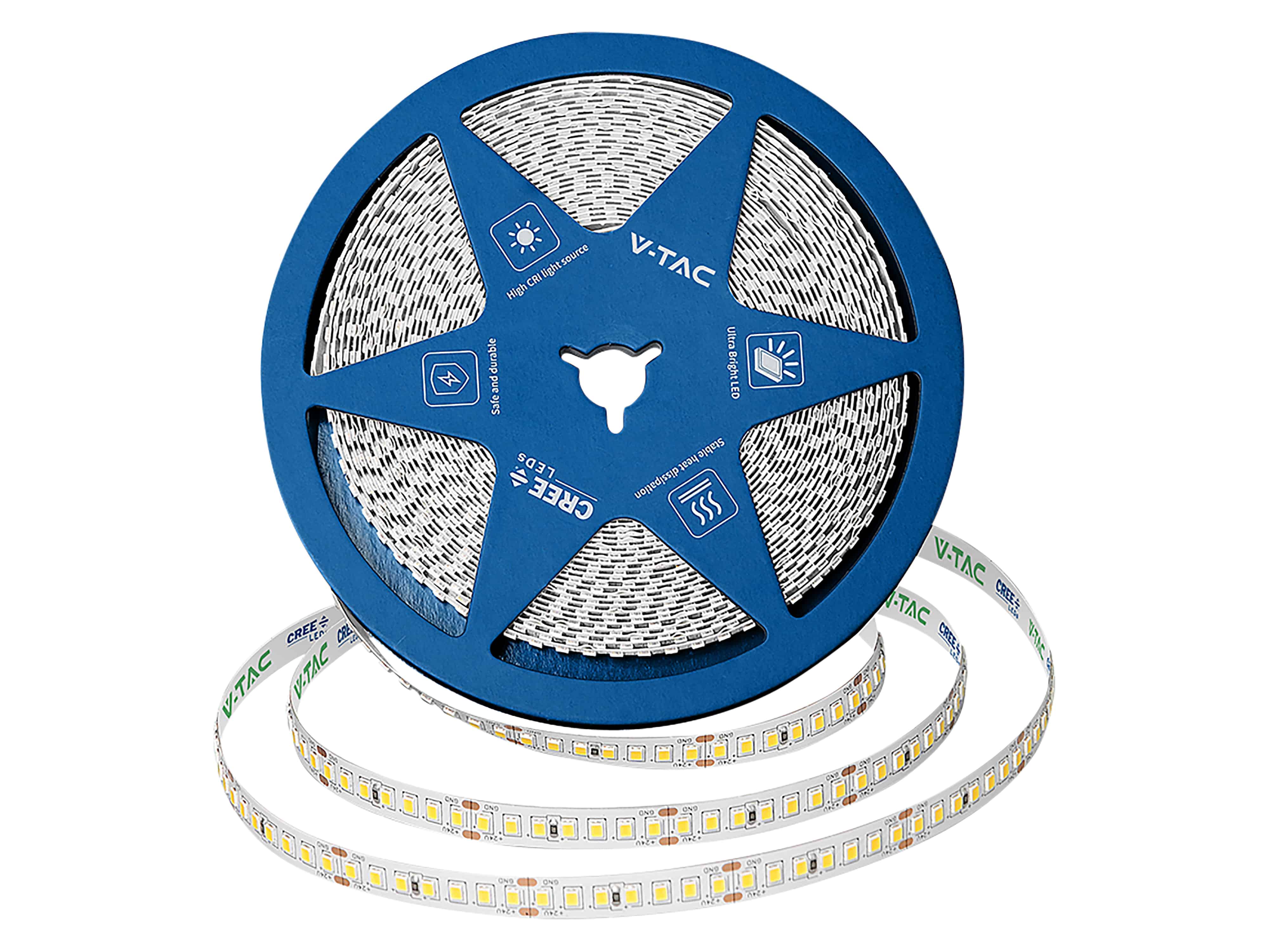 V-TAC LED-Stripe VT-2125976, 120W, EEK: E, 13800lm, 4000K, 120°, 24V, 10m