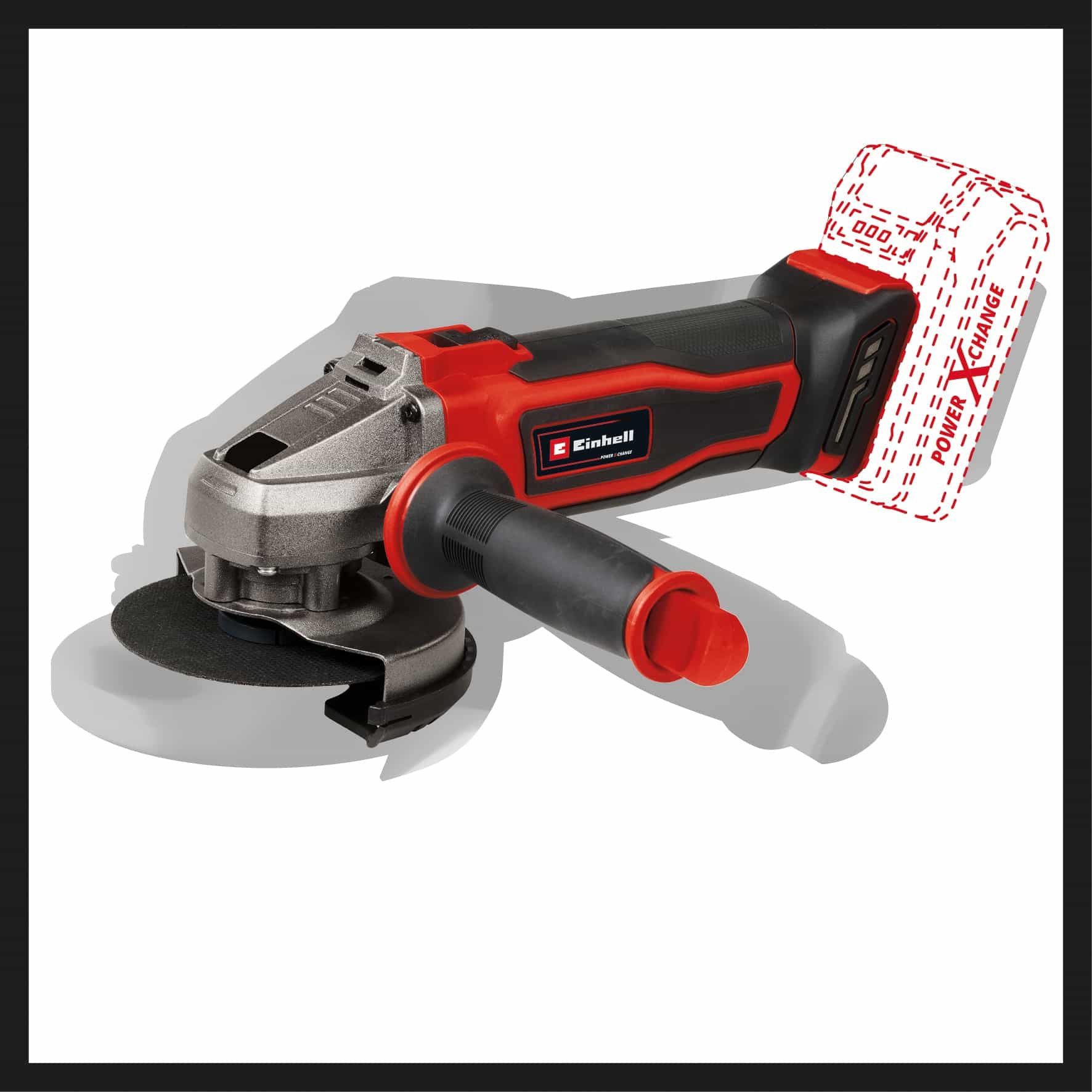 EINHELL Akku-Winkelschleifer TE-AG 18/ 115-2 Li Kit (1x 4,0 Ah)