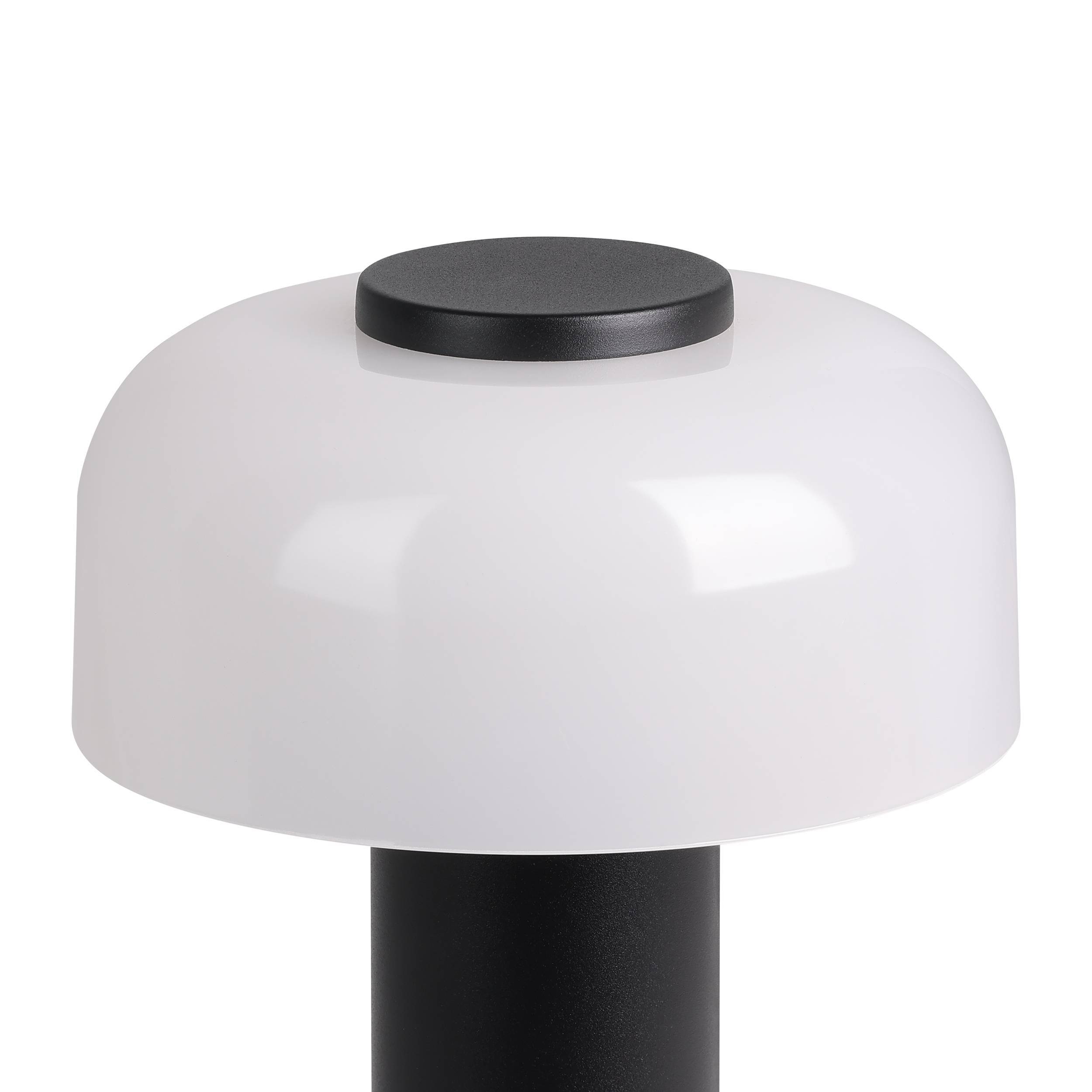 EGLO LED-Akku-Tischleuchte 900984 schwarz/weiß, 2,25 W, 250 lm, CCT, IP44 EGLO LED-Tischleuchte 900984 schwarz/weiß, 2,25 W, 250 lm, CCT, IP44