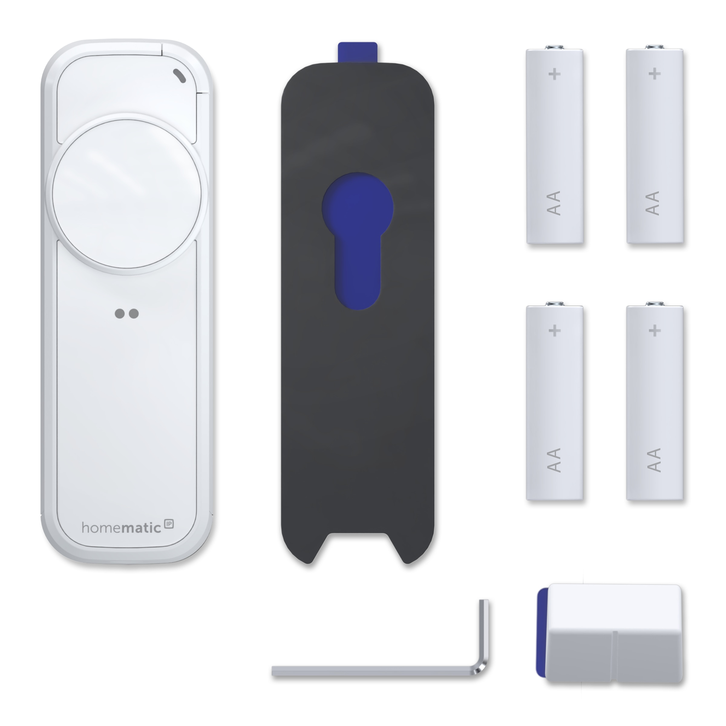 HOMEMATIC IP 161671A0, Türschlossantrieb pro, weiß