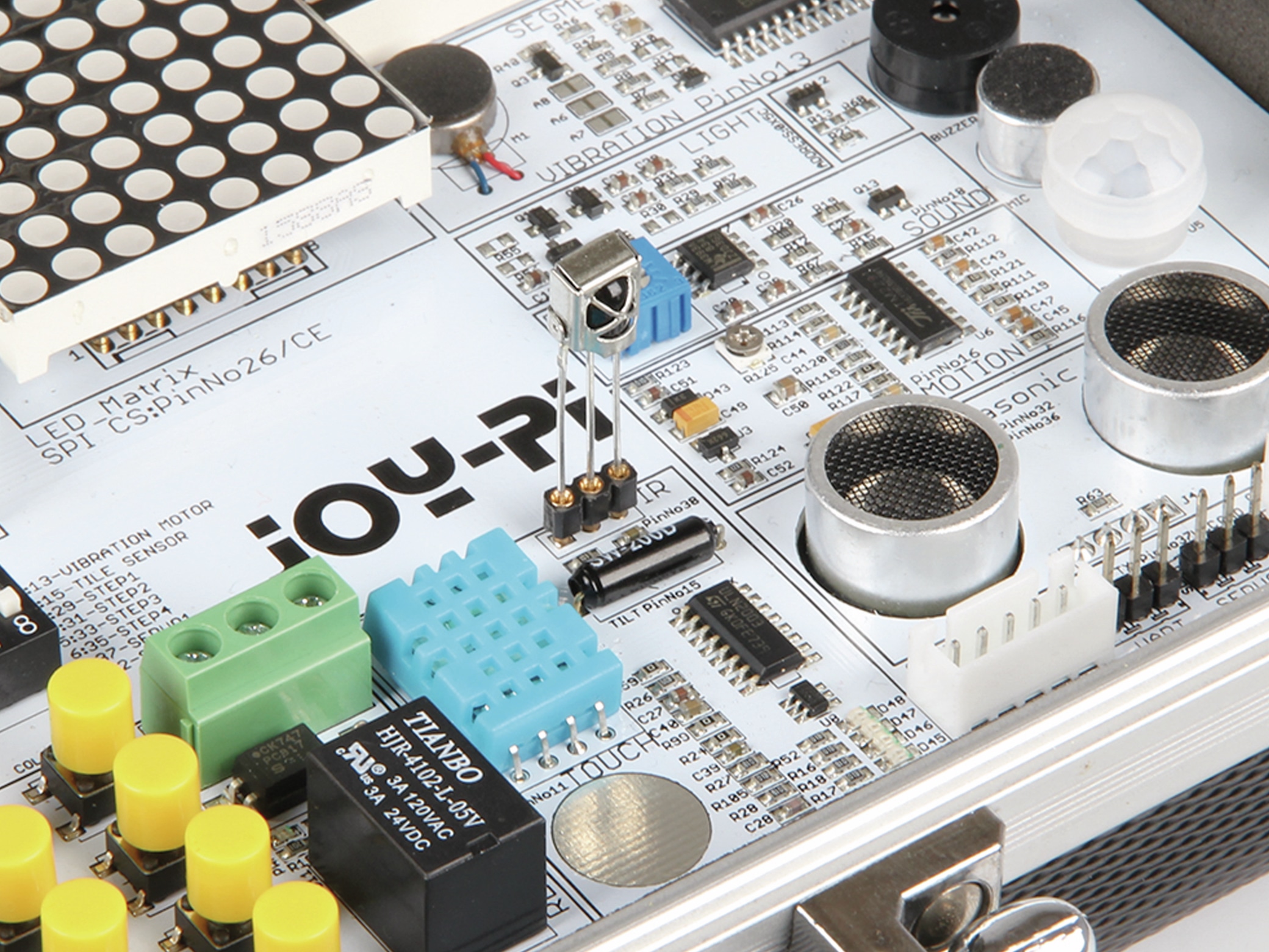 JOY-IT, JoyPi Lern und Experimentierkoffer für RPi Zero, 2B, 3B, 3B+, 4B