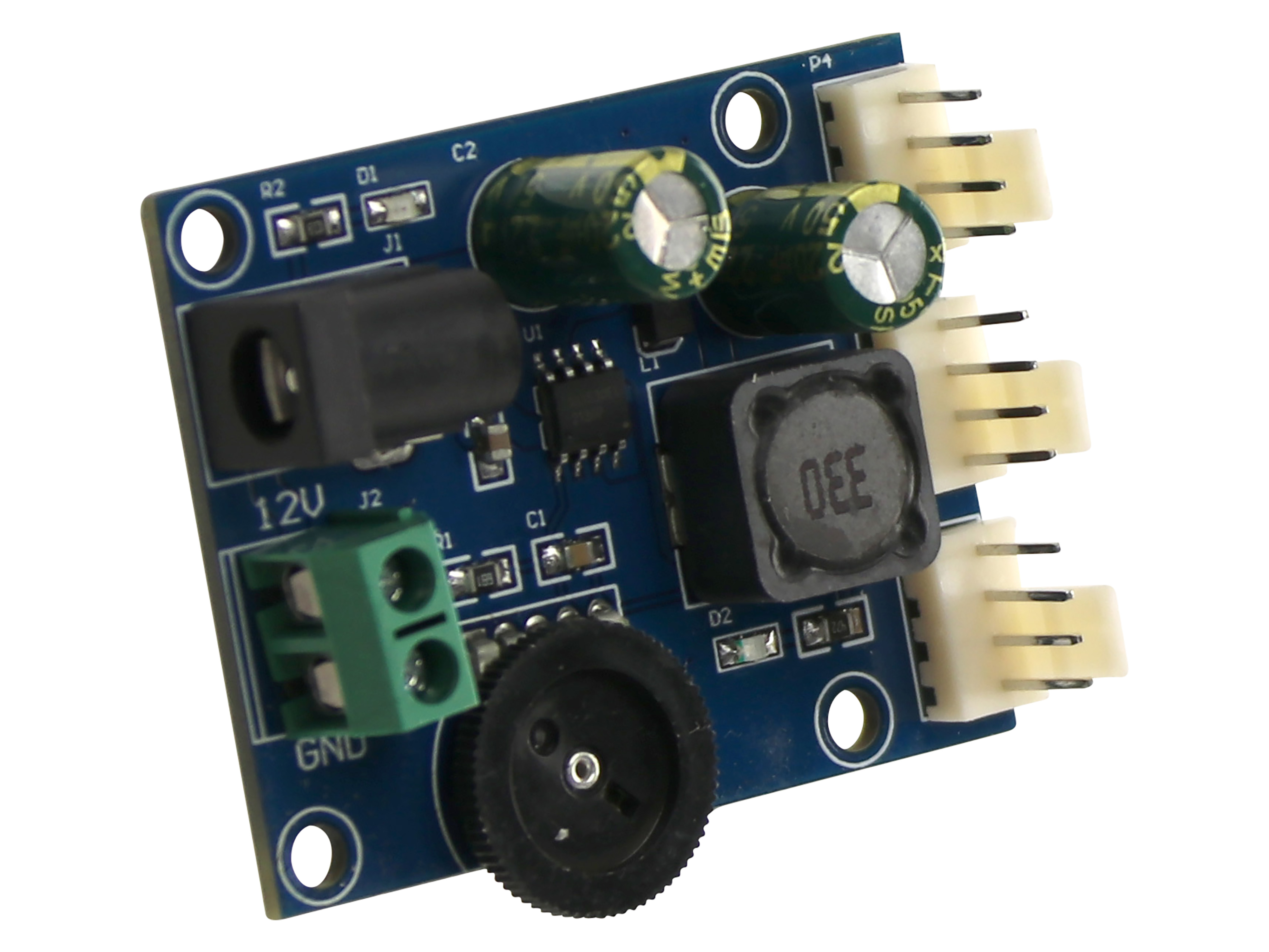 DAYPOWER Lüftersteuerungsmodul PCBUCK-FANX3, 12 V, 3-Wege DAYPOWER Lüftersteuerungsmodul PCBUCK-FANX3, 12 V, 3-Wege