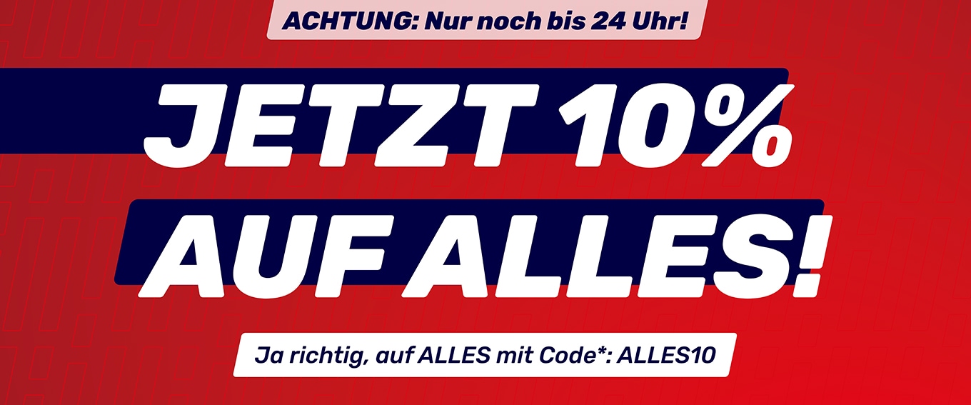 10% auf alles!
