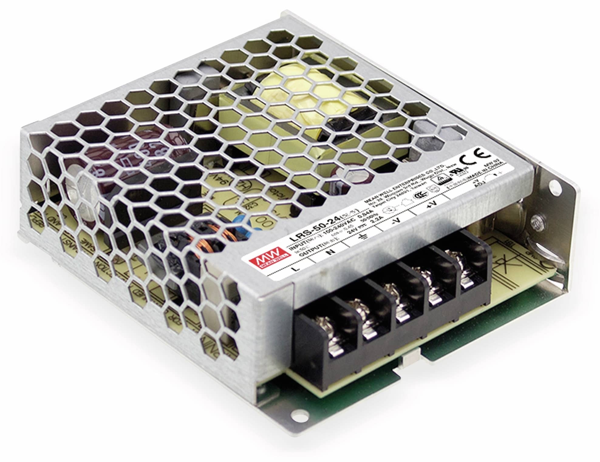 MEAN WELL Schaltnetzteil LRS-50-15, 15 V/3,4 A