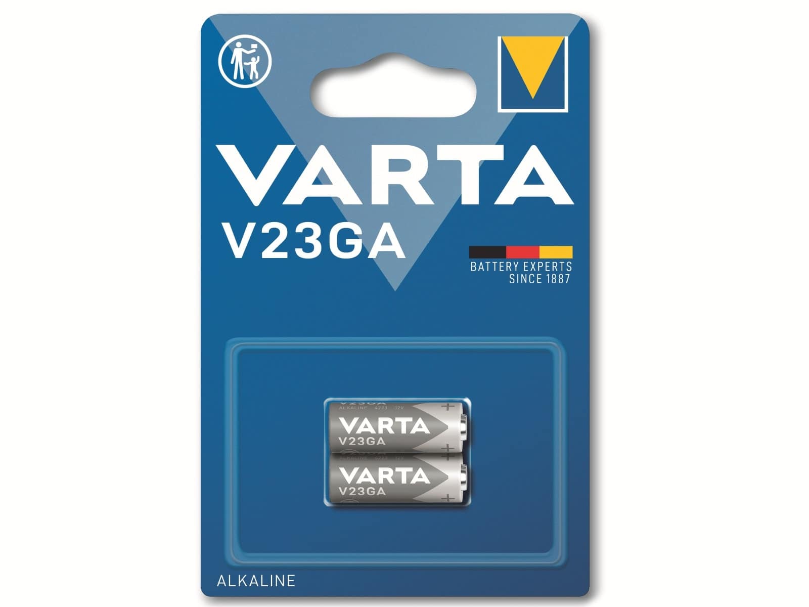 VARTA Batterie Alkaline, MN21, V23GA, 12V, Electronics, 2 Stück VARTA Batterie Alkaline, MN21, V23GA, 12V, Electronics, 2 Stück