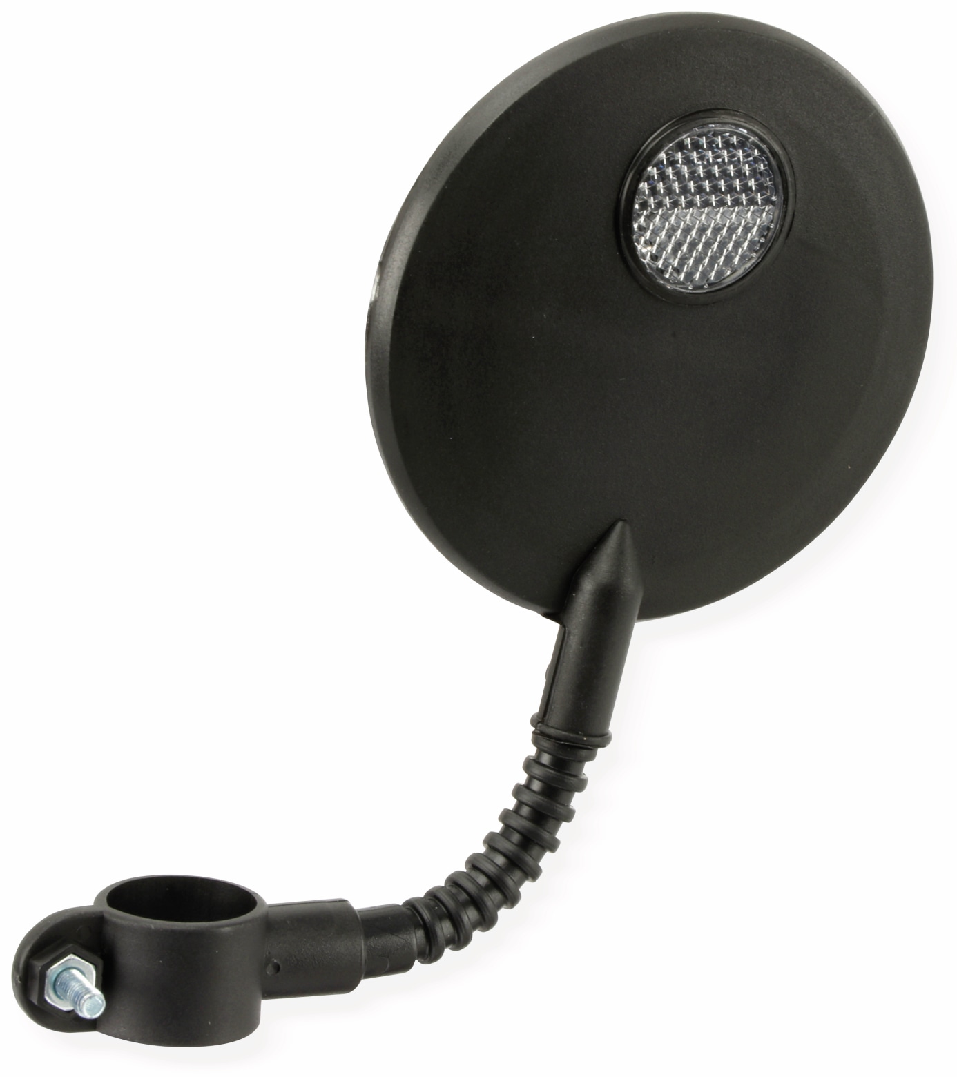 DUNLOP Fahrrad-Spiegel schwarz, mit Reflektor