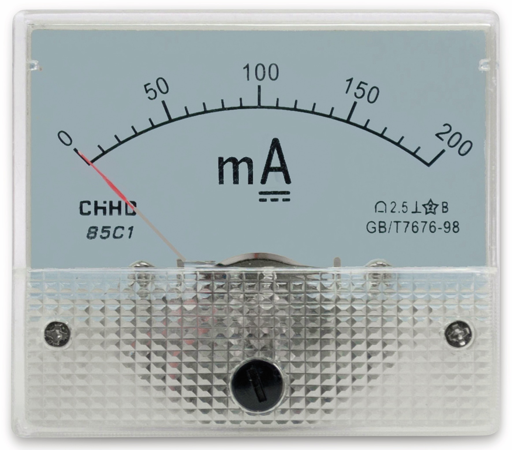 Einbau-Messinstrument, 0...200 mA-