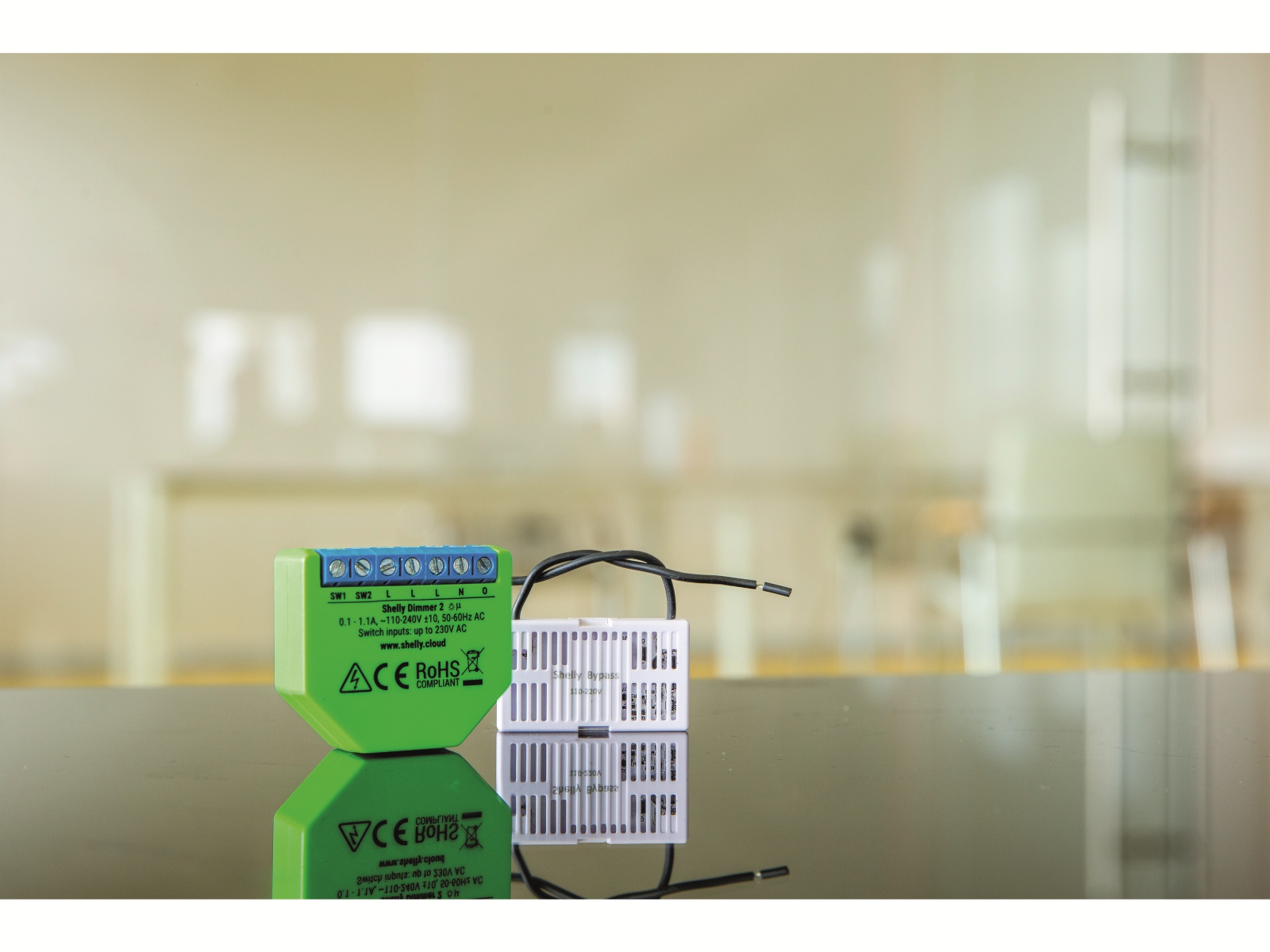 SHELLY Bypass-Modul für 1L und Dimmer 2 SHELLY Bypass-Modul für 1L und Dimmer 2