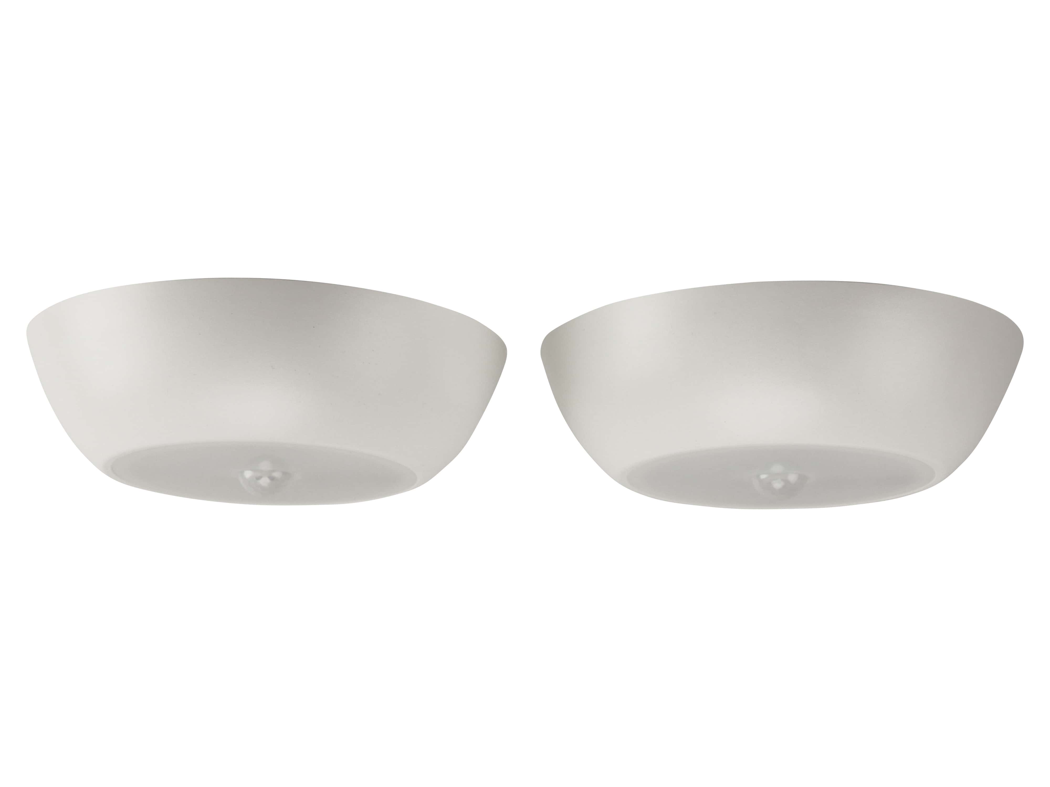 LED UltraBright Deckenleuchte, 300 lm, IP44, Batteriebetrieben, weiß, 2er Pack