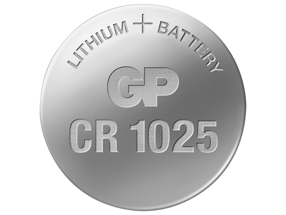 GP Lithium-Knopfzelle CR1025, 3V