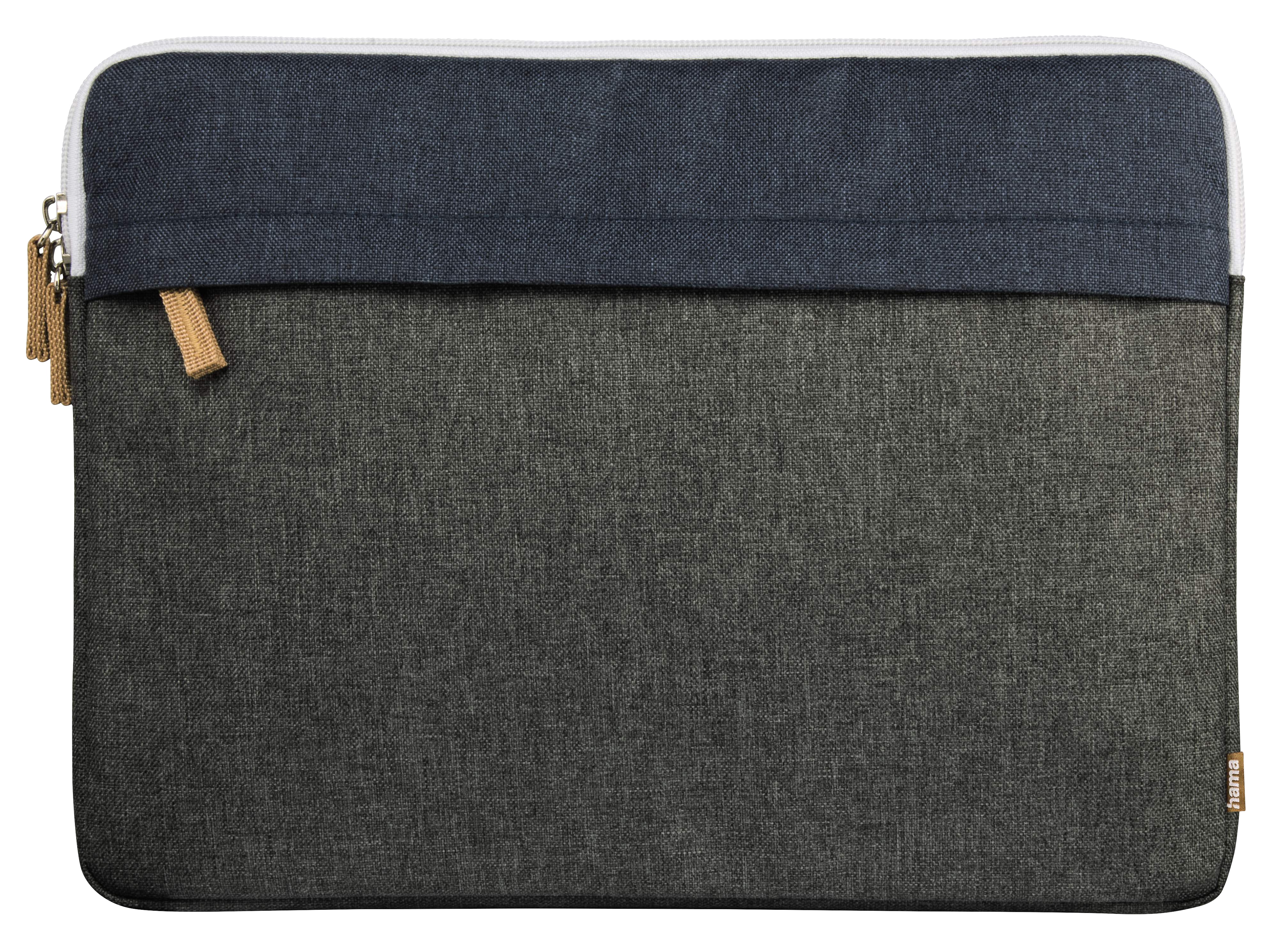 Notebook-Sleeve, HAMA, "Florenz", bis 34 cm (13,3"), Marineblau/Dunkelgrau
