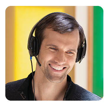 LOGITECH Headset H540 USB, schwarz