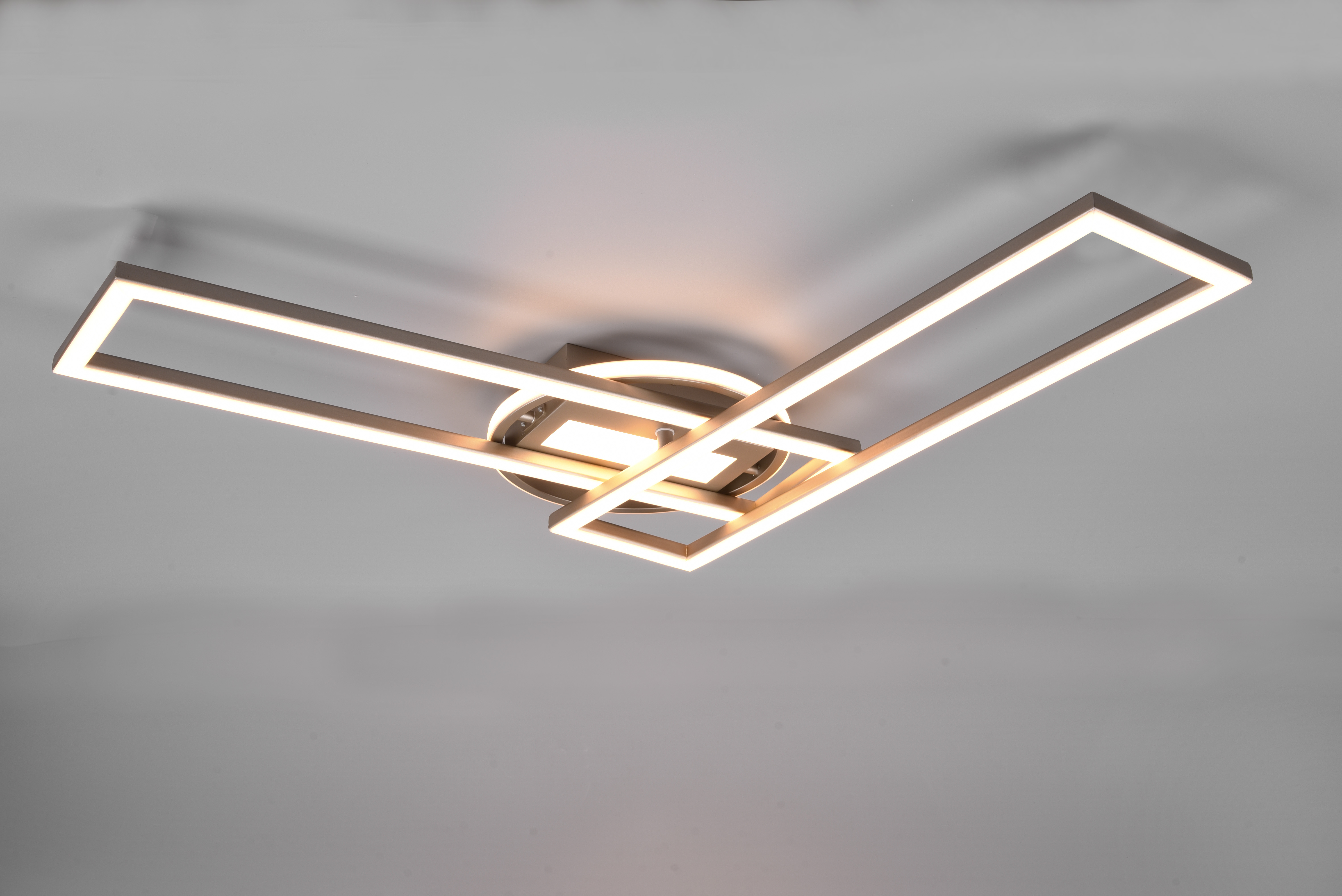 REALITY LED-Deckenleuchte Twister R67183107 nickel-matt, 30 W, 4500 lm, CCT REALITY LED-Deckenleuchte Twister R67183107 nickel-matt, 30 W, 4500 lm, CCT