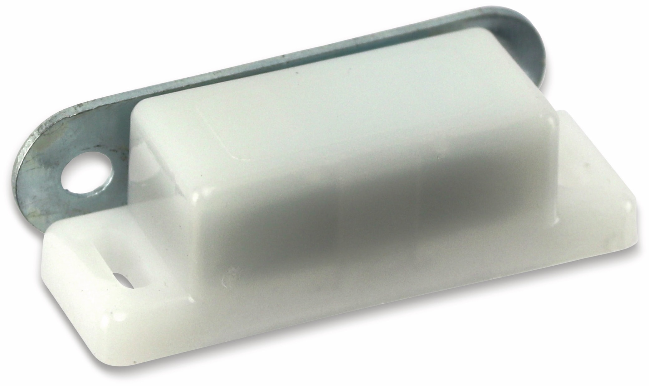 Magnetverschluss, 45x17x14 mm, weiß, 10 Stück Magnetverschluss, 45x17x14 mm, weiß, 10 Stück
