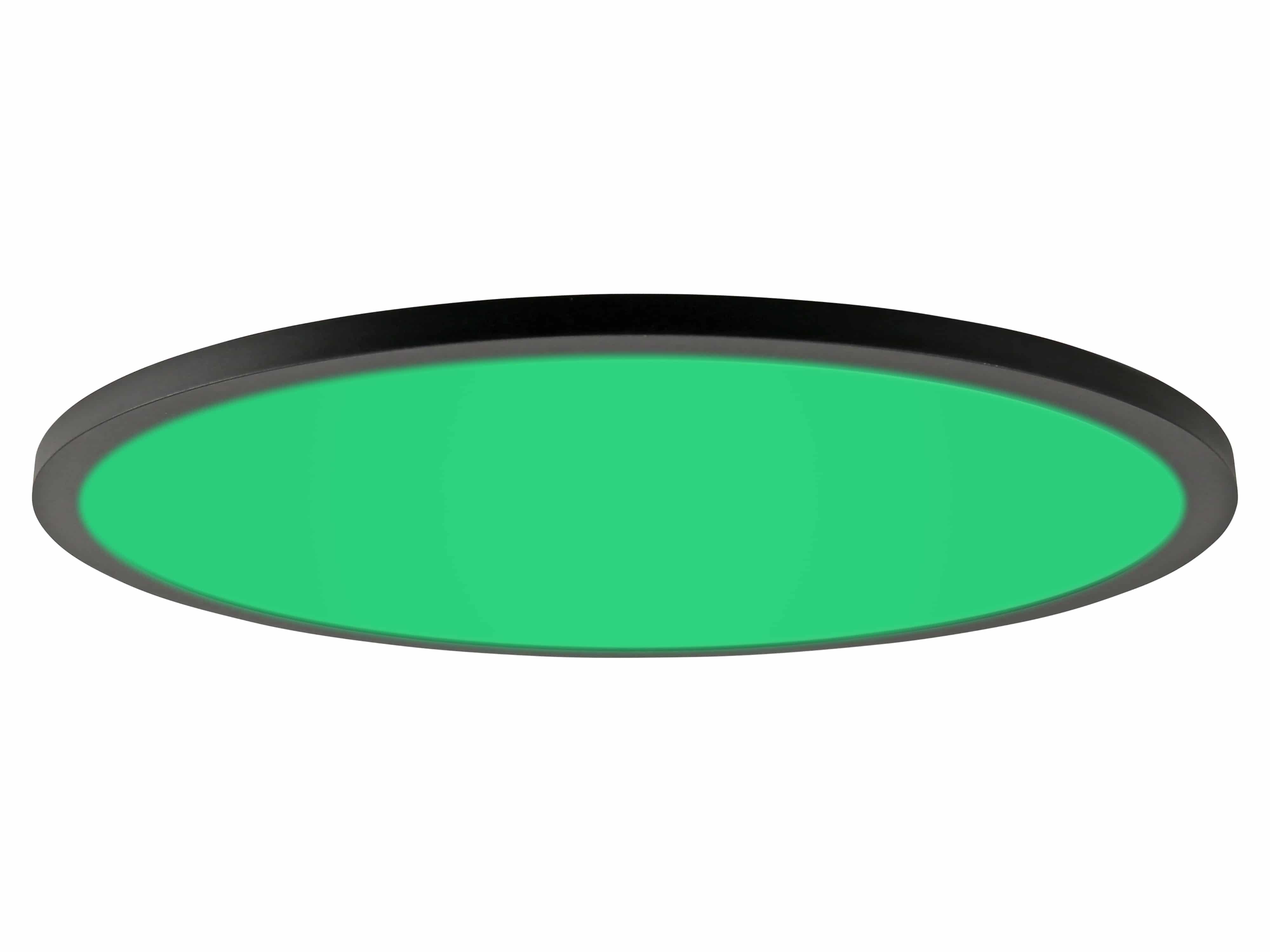 LED-Deckenleuchte, 23,5 W, CCT, 1600 lm, 2700...5000 K, IP44, schwarz