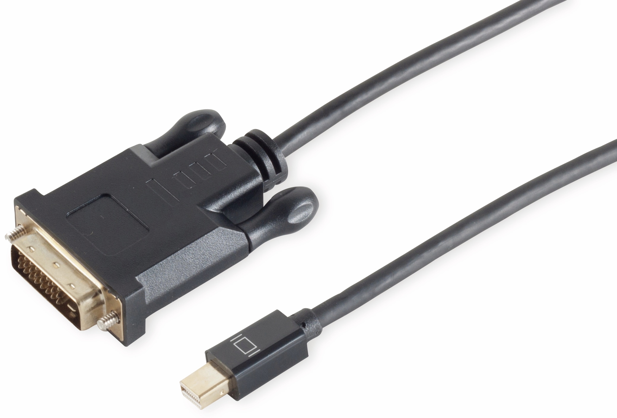 Cavo Micro HDMI A DVI 30cm - Adattatore Per PC, Monitor, TV - Dorato, Nero