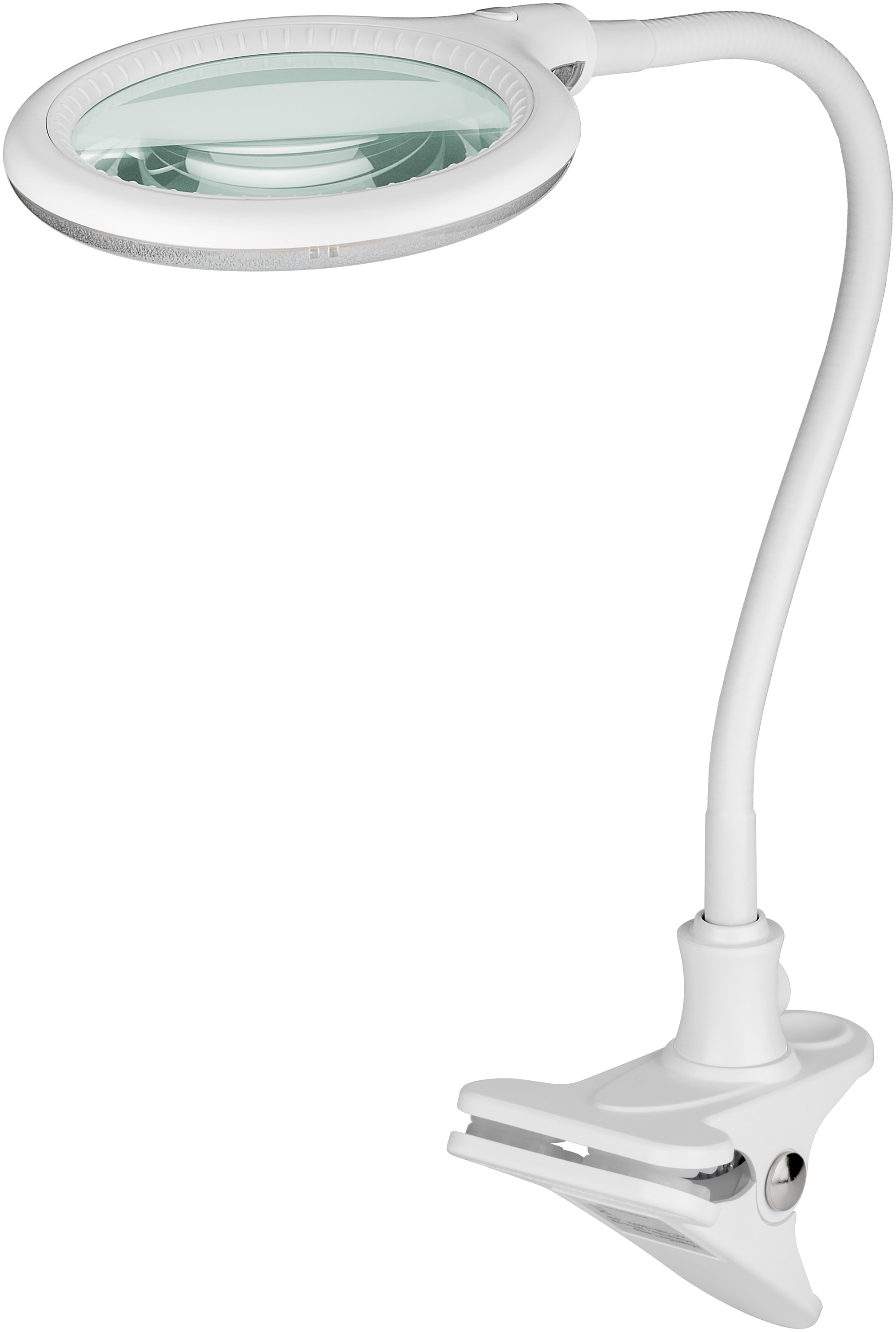GOOBAY LED Stand-/Klemm-Lupenleuchte, 6W, 480lm, 1,75x Vergrößerung, weiß GOOBAY LED Stand-/Klemm-Lupenleuchte, 6W, 480lm, 1,75x Vergrößerung, weiß