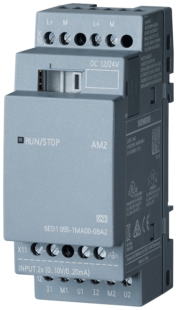 SIEMENS SPS-Erweiterungsmodul LOGO! AM2, 6ED1055-1MA00-0BA2 SIEMENS SPS-Erweiterungsmodul LOGO! AM2, 6ED1055-1MA00-0BA2