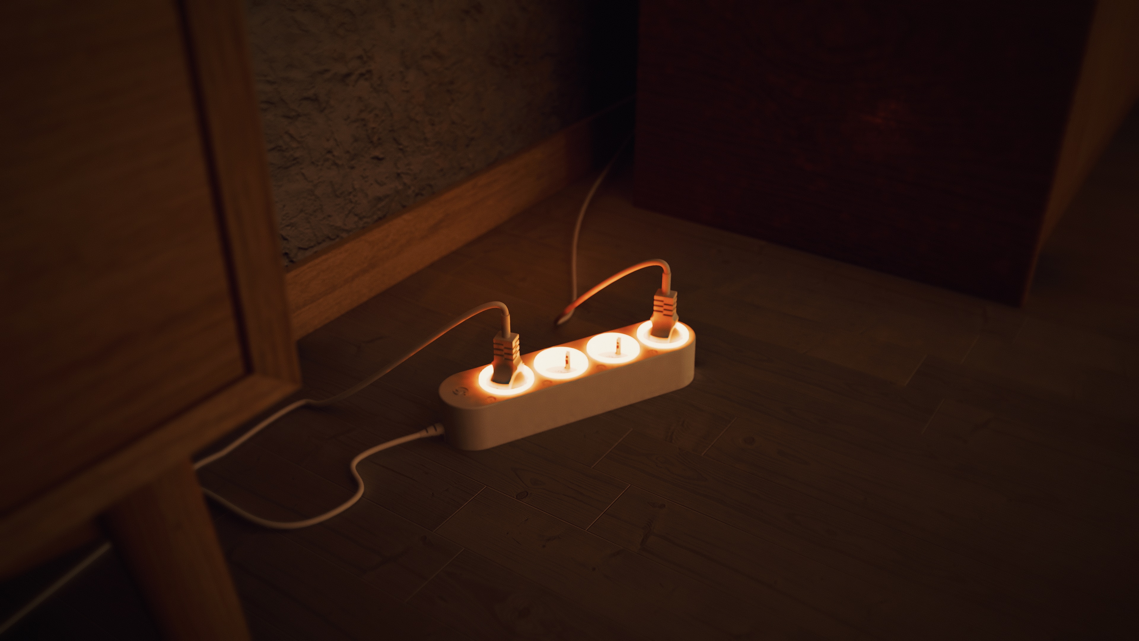 SHELLY Power Strip 4 Gen4, 4-fach Steckdosenleiste, weiß, WiFi, Bluetooth, Zigbee, Matter, Apple HomeKit, Alexa, 4 Stück