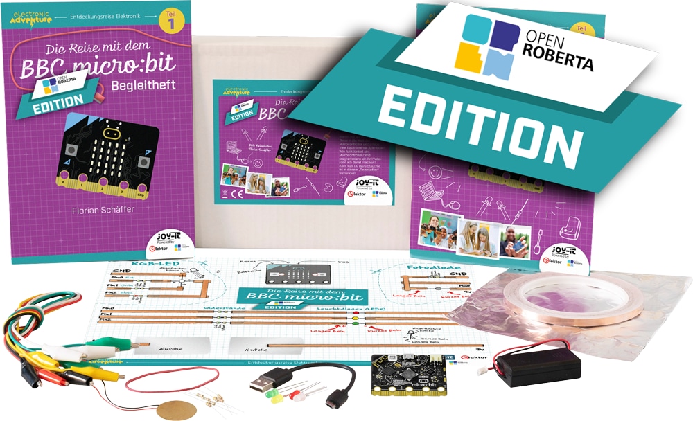 JOY-IT Abenteuer Elektronik MicroBit-V2, Open Roberta Edition JOY-IT Abenteuer Elektronik MicroBit-V2, Open Roberta Edition