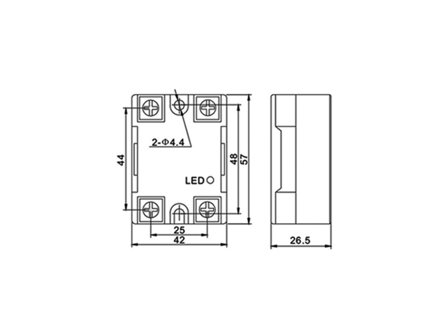 Solid-State Relais XSSR-DA2420, 3...32 V-, 20 A/240 V~