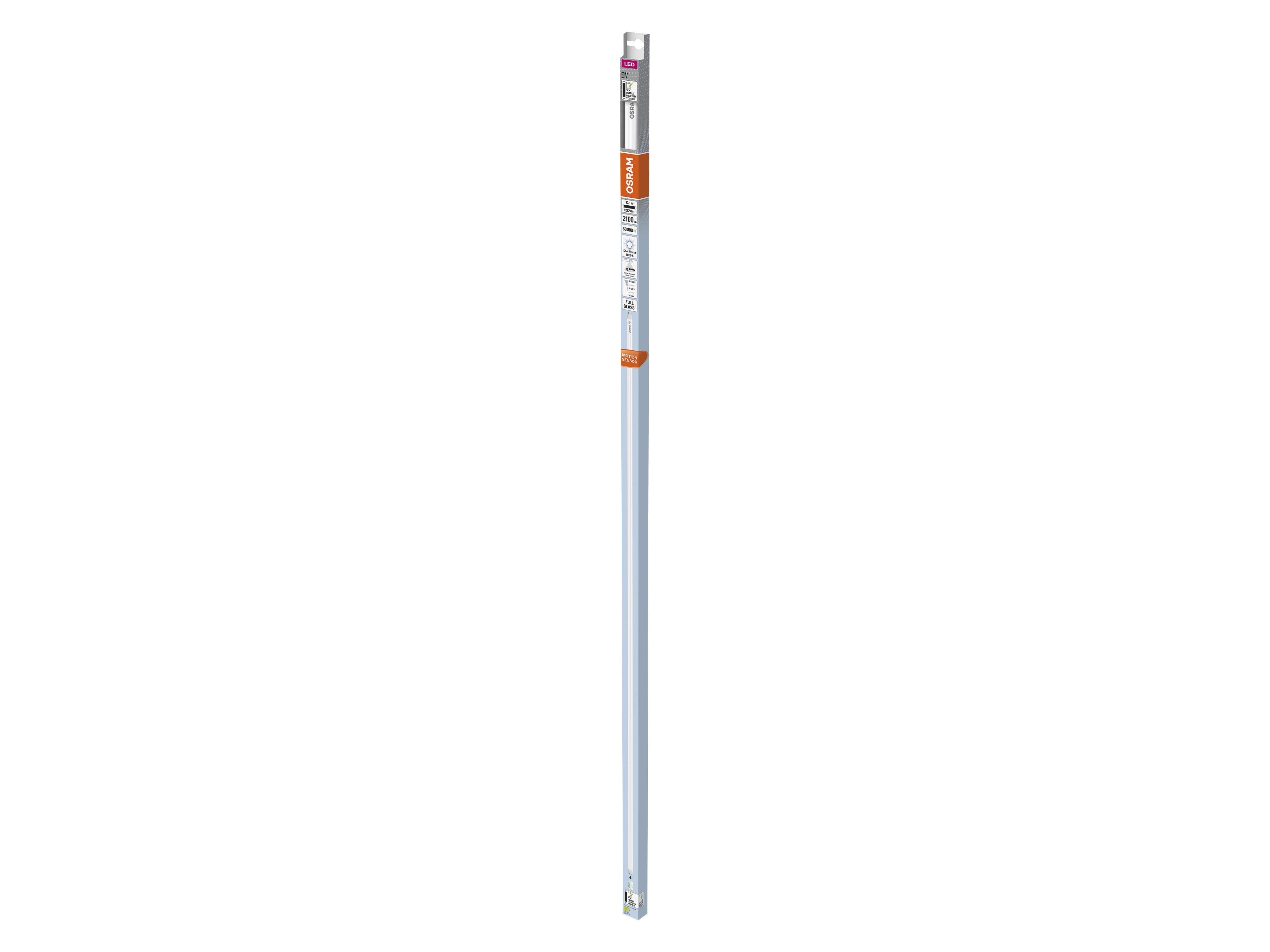 OSRAM LED-Röhre, T8, 1200mm, Sensor, G13, EEK: C, 13,1W, 2100lm, 4000K