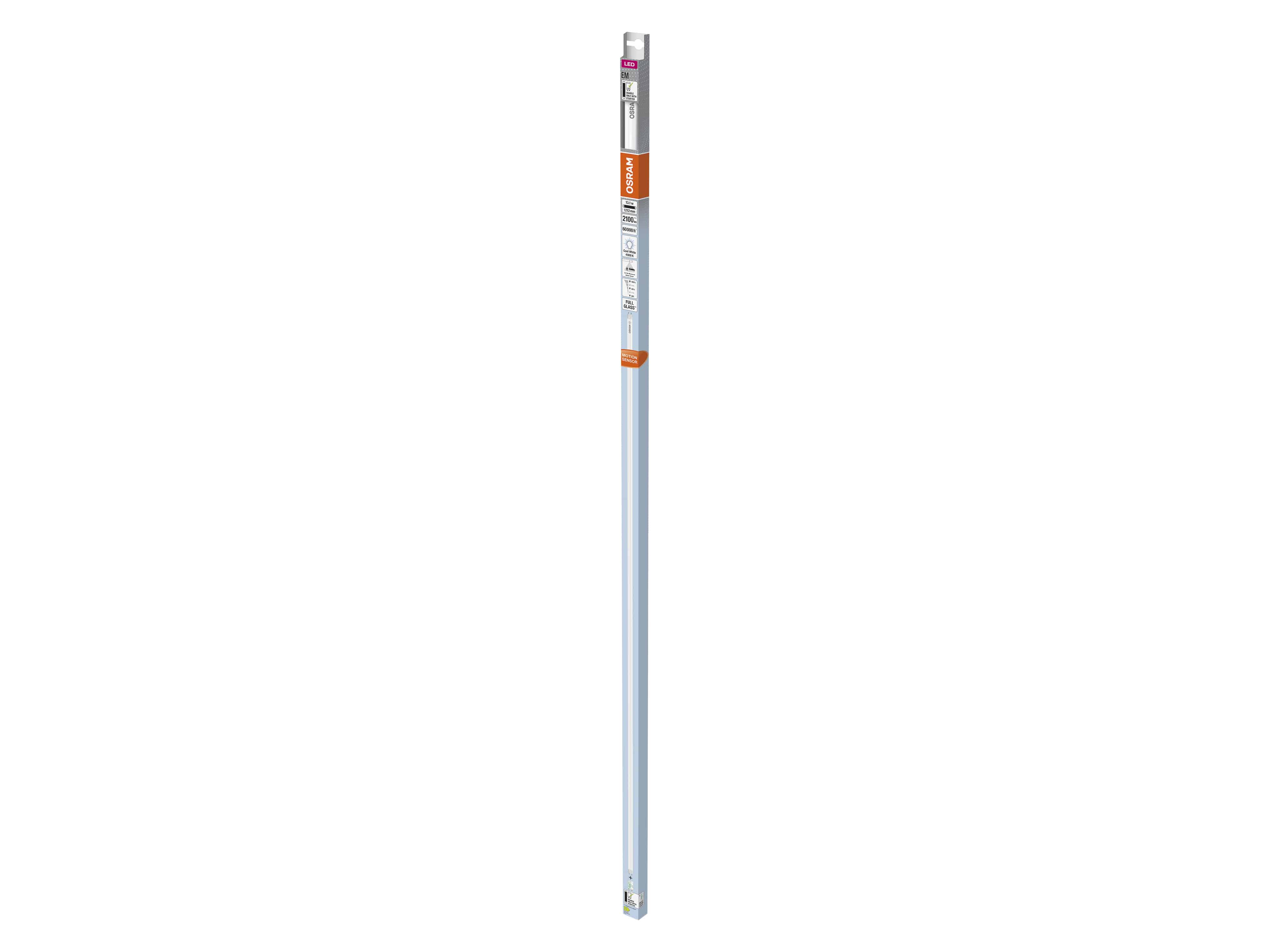 OSRAM LED-Röhre, T8, 1200mm, Sensor, G13, EEK: C, 13,1W, 2100lm, 4000K OSRAM LED-Röhre, T8, 1200mm, Sensor, G13, EEK: C, 13,1W, 2100lm, 4000K