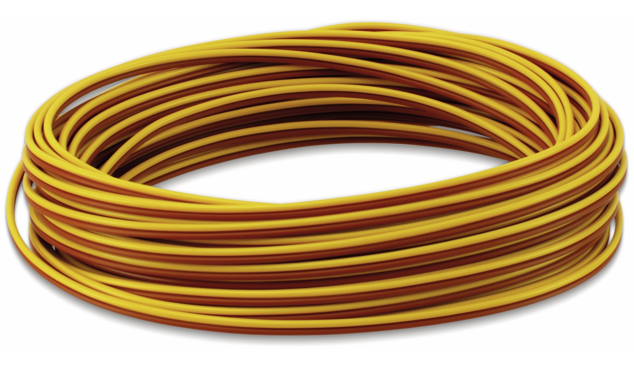 RAUTRONIC Zwillingslitze, 2x 0,14 mm², gelb/braun, 10 m