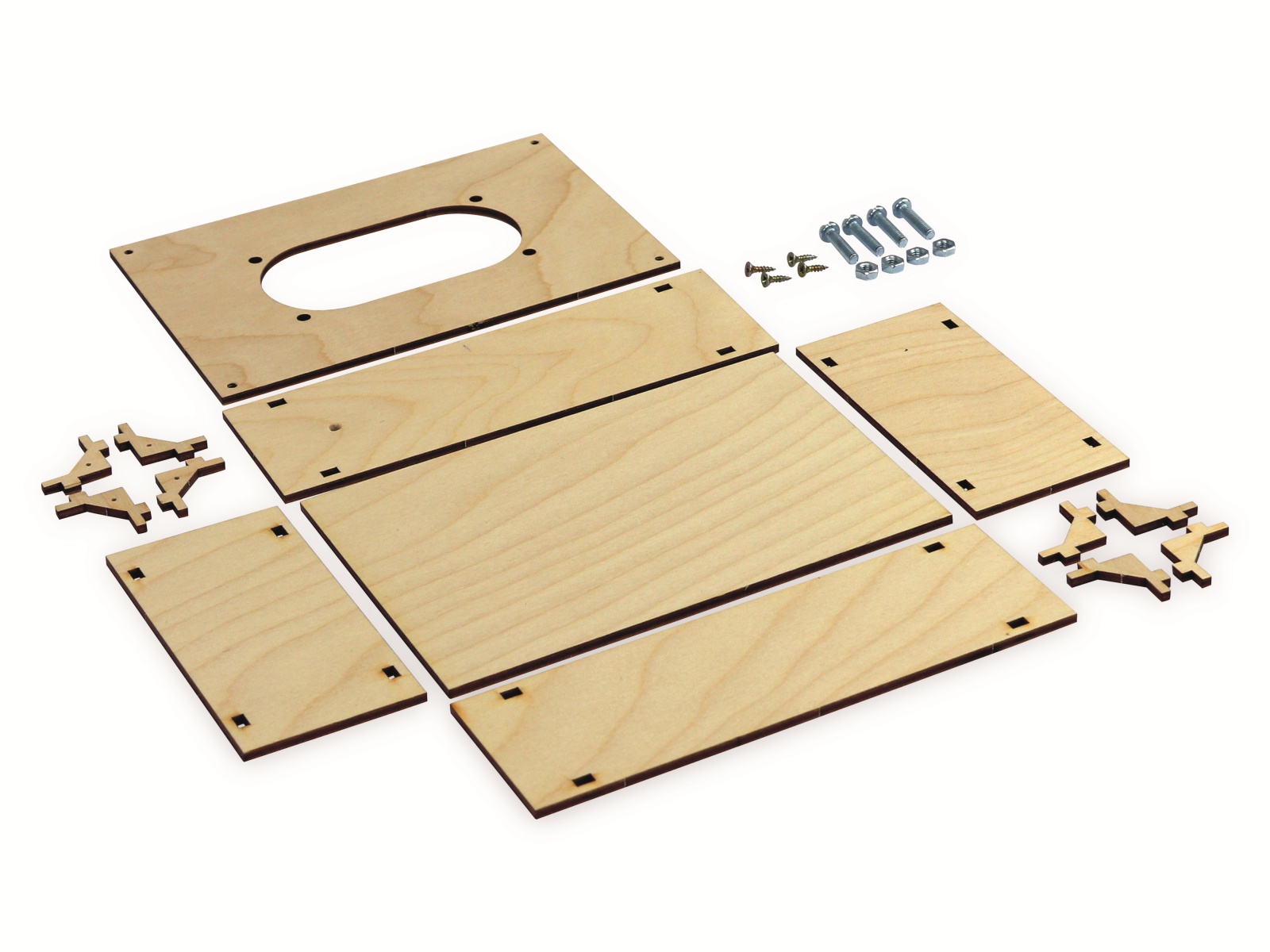 SOL-EXPERT Holzboxbausatz für Lautsprecher BN 390154, 150 x 100 x 50 mm