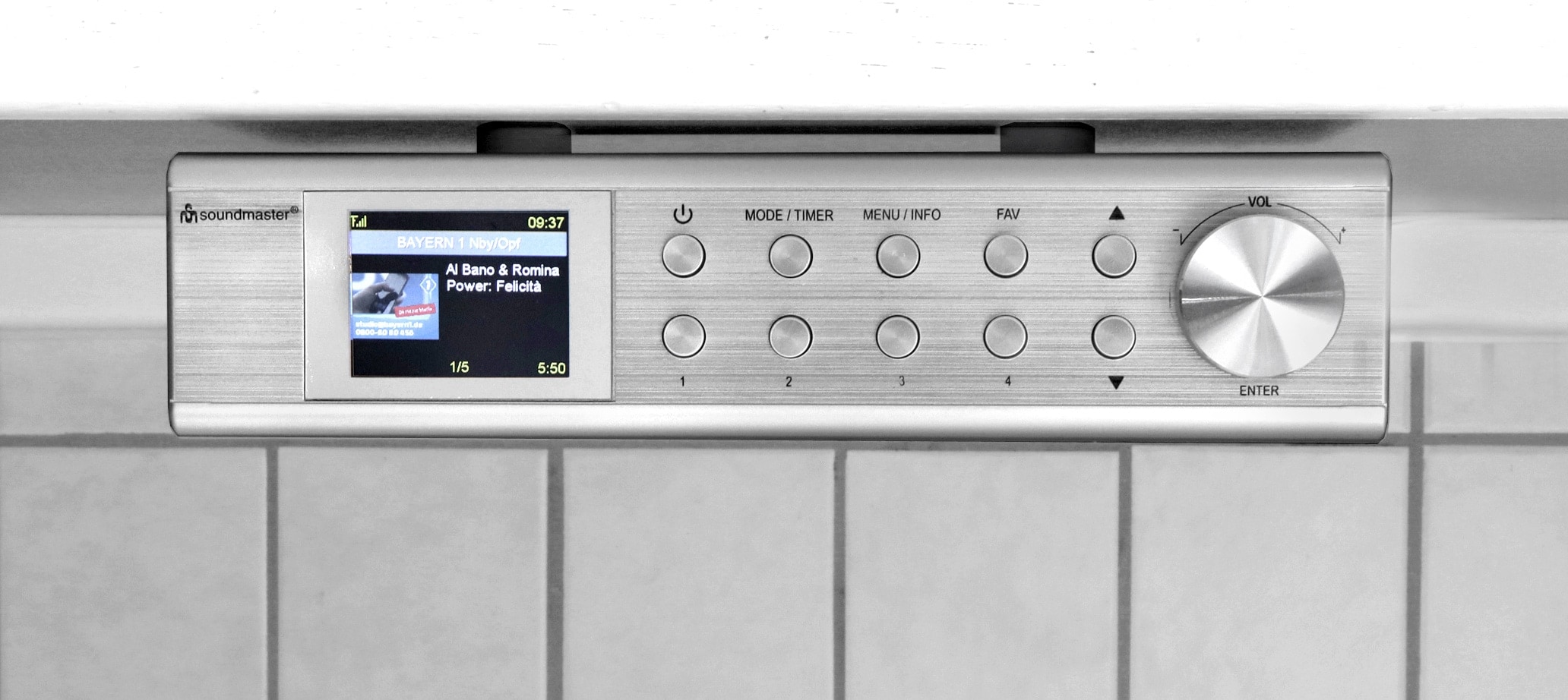 SOUNDMASTER Küchenunterbauradio, IR1500SI, Internet/DAB+, Bluetooth