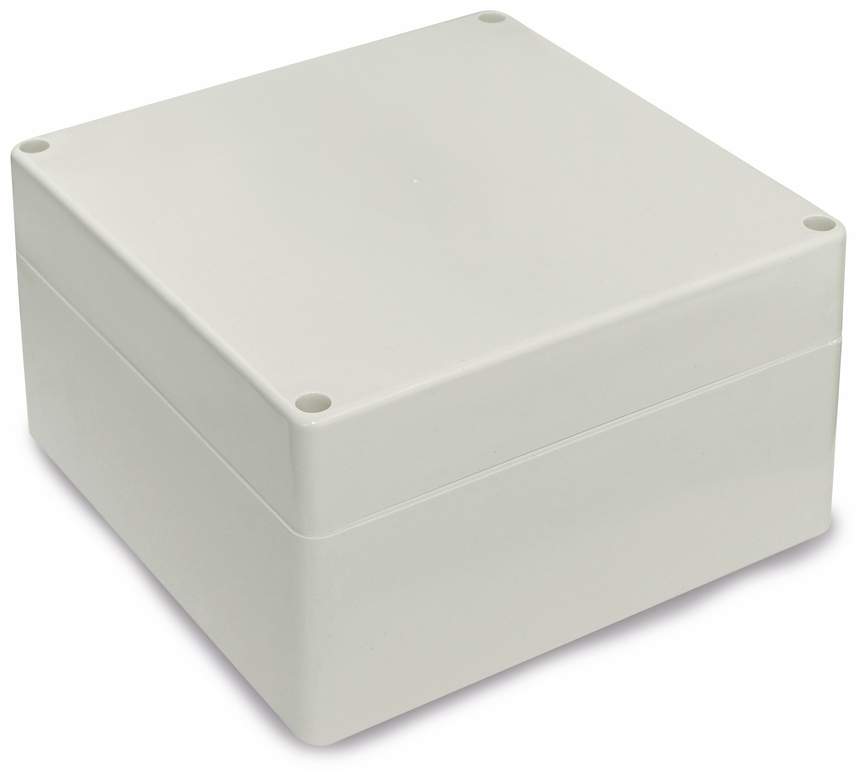 Modulgehäuse ABS, 160x160x90 mm, IP65, lichtgrau Modulgehäuse ABS, 160x160x90 mm, IP65, lichtgrau