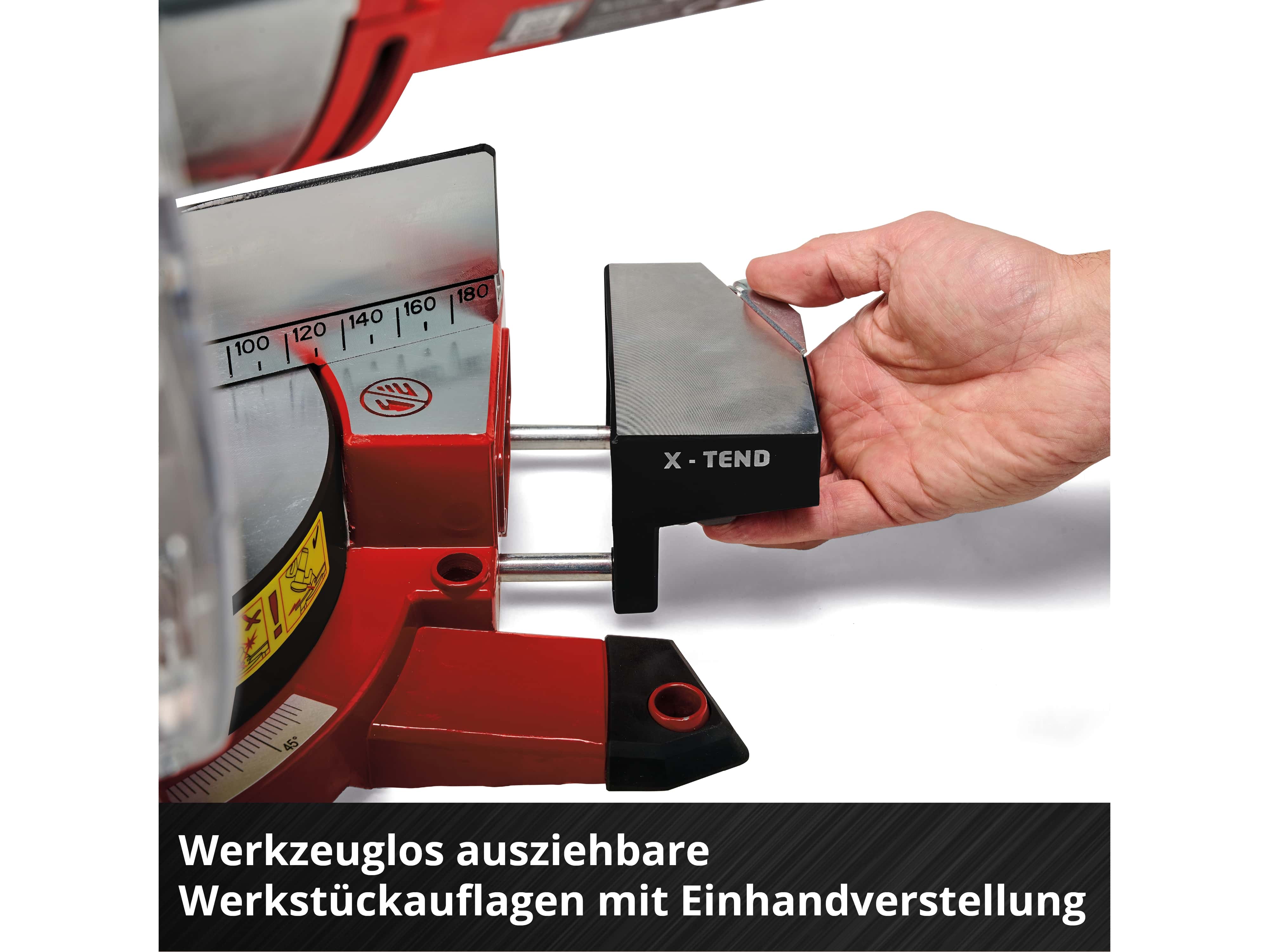 EINHELL Akku-Zug-Kapp-Gehrungssäge TE-SM 36/210 Li Solo